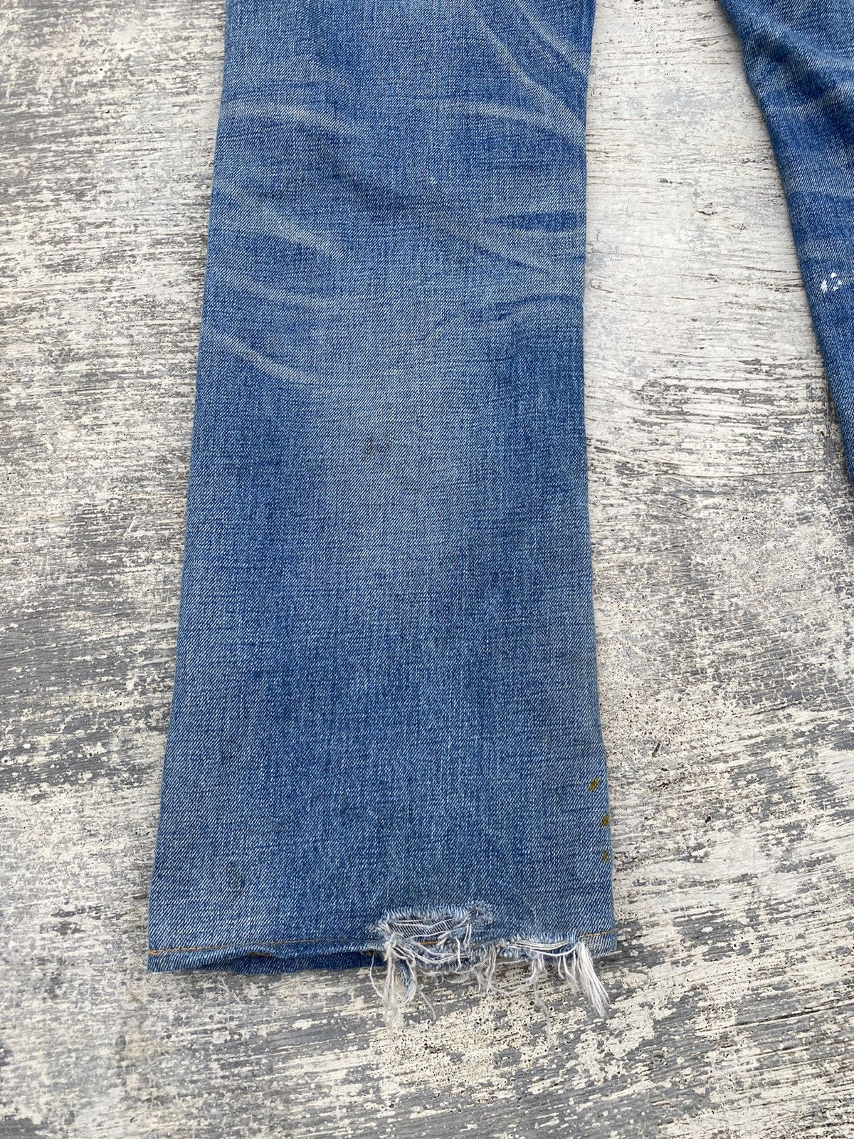 Levi's VINTAGE LEVIS 517 FLARE DISTRESSED RAVE COWBOY GORPCORE PUNK Size US 29 - 11 Thumbnail