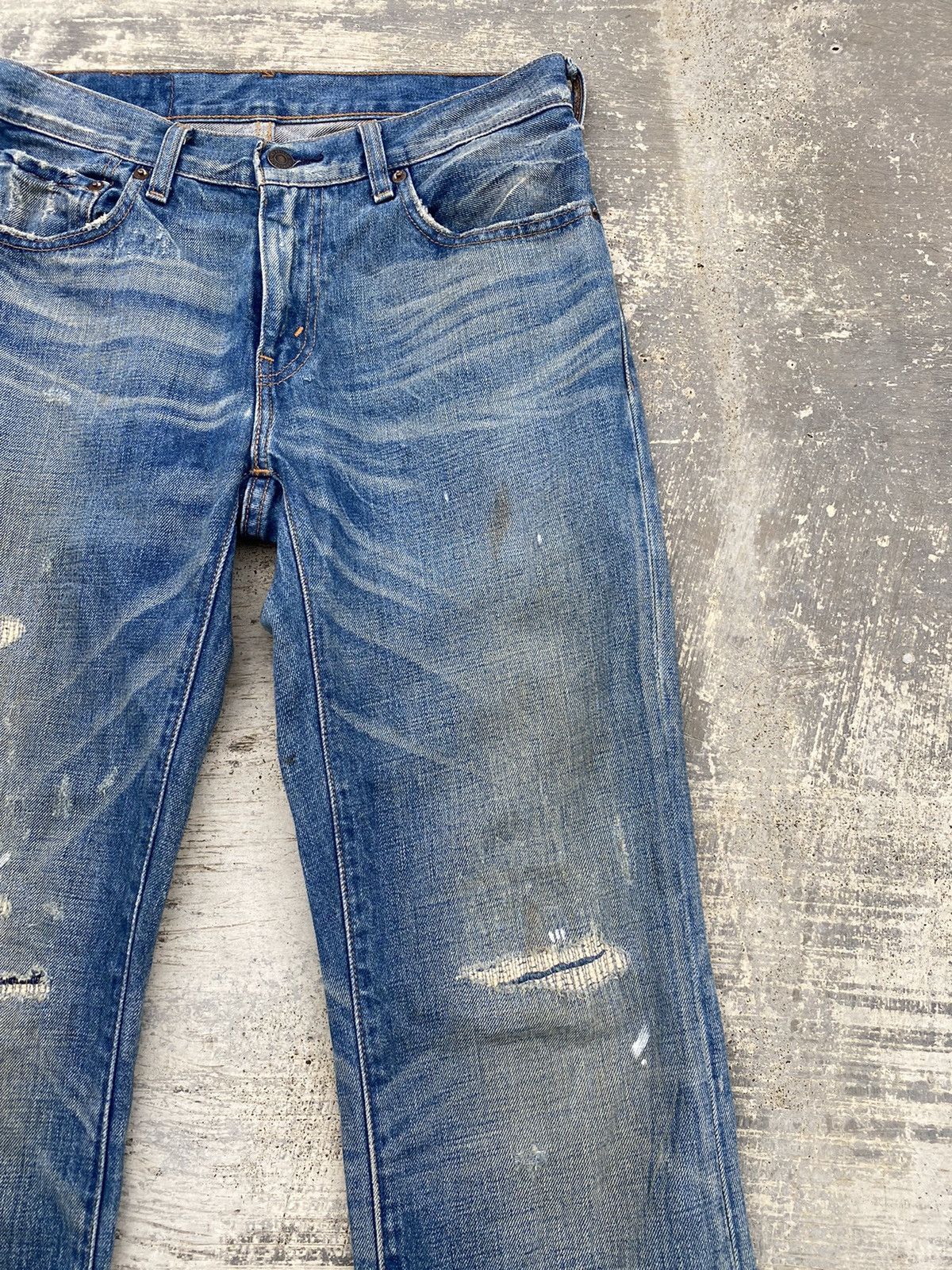 Levi's VINTAGE LEVIS 517 FLARE DISTRESSED RAVE COWBOY GORPCORE PUNK Size US 29 - 6 Thumbnail