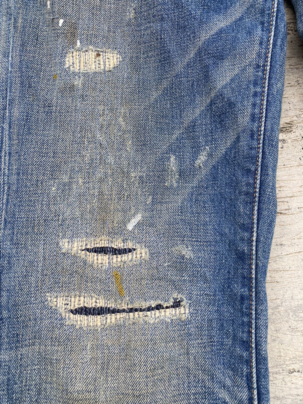 Levi's VINTAGE LEVIS 517 FLARE DISTRESSED RAVE COWBOY GORPCORE PUNK Size US 29 - 8 Thumbnail