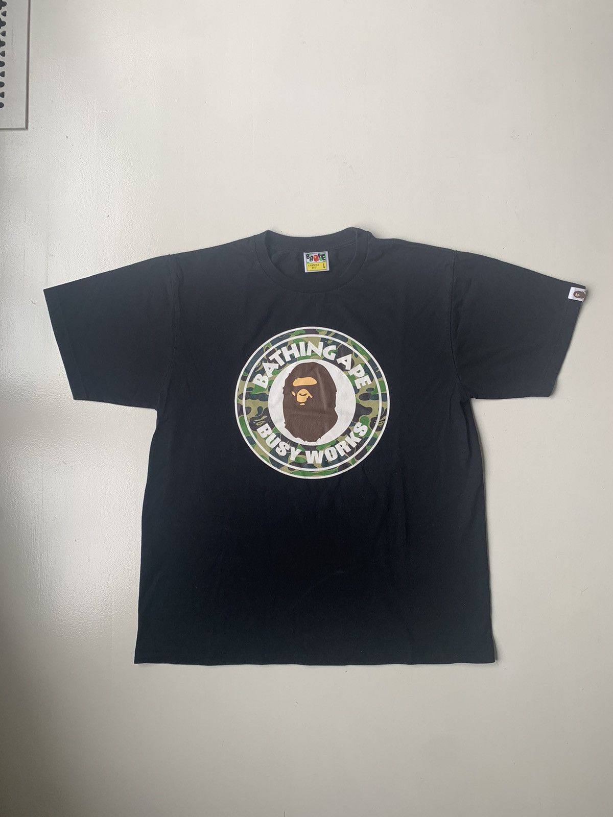 Bape ABC Camo Busy Works Tee Size US L / EU 52-54 / 3 - 1 Thumbnail