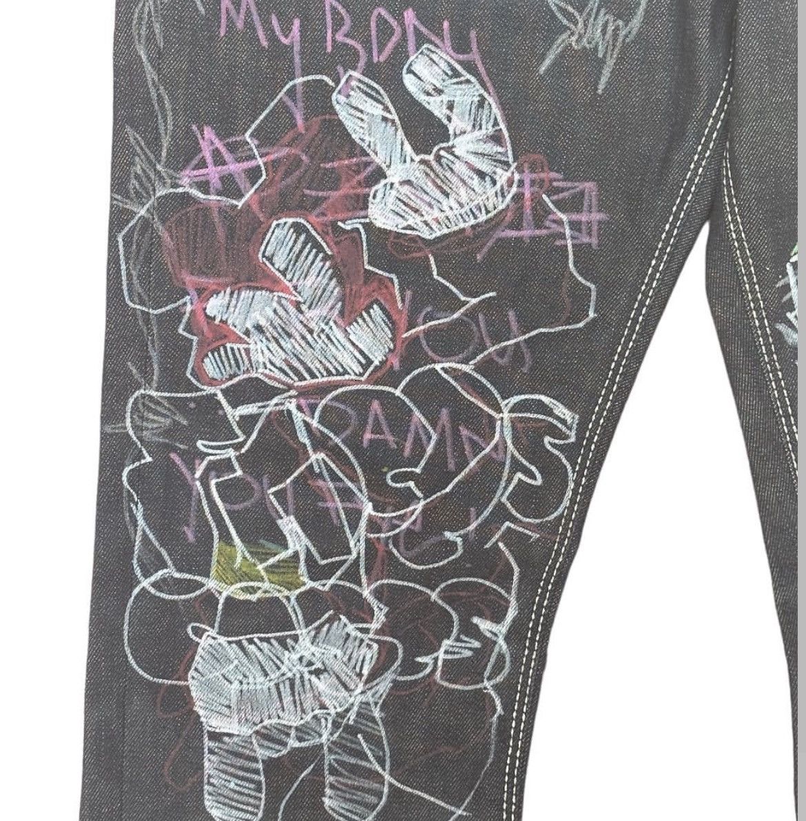 Phenomenon Silver Threaded Denim 🪡 x NyreeArts