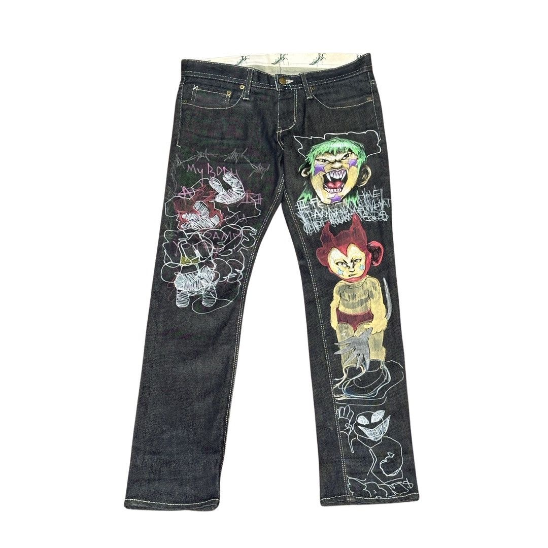 image of Phenomenon Silver Threaded Denim in Grey/Silver, Men's (Size 29)