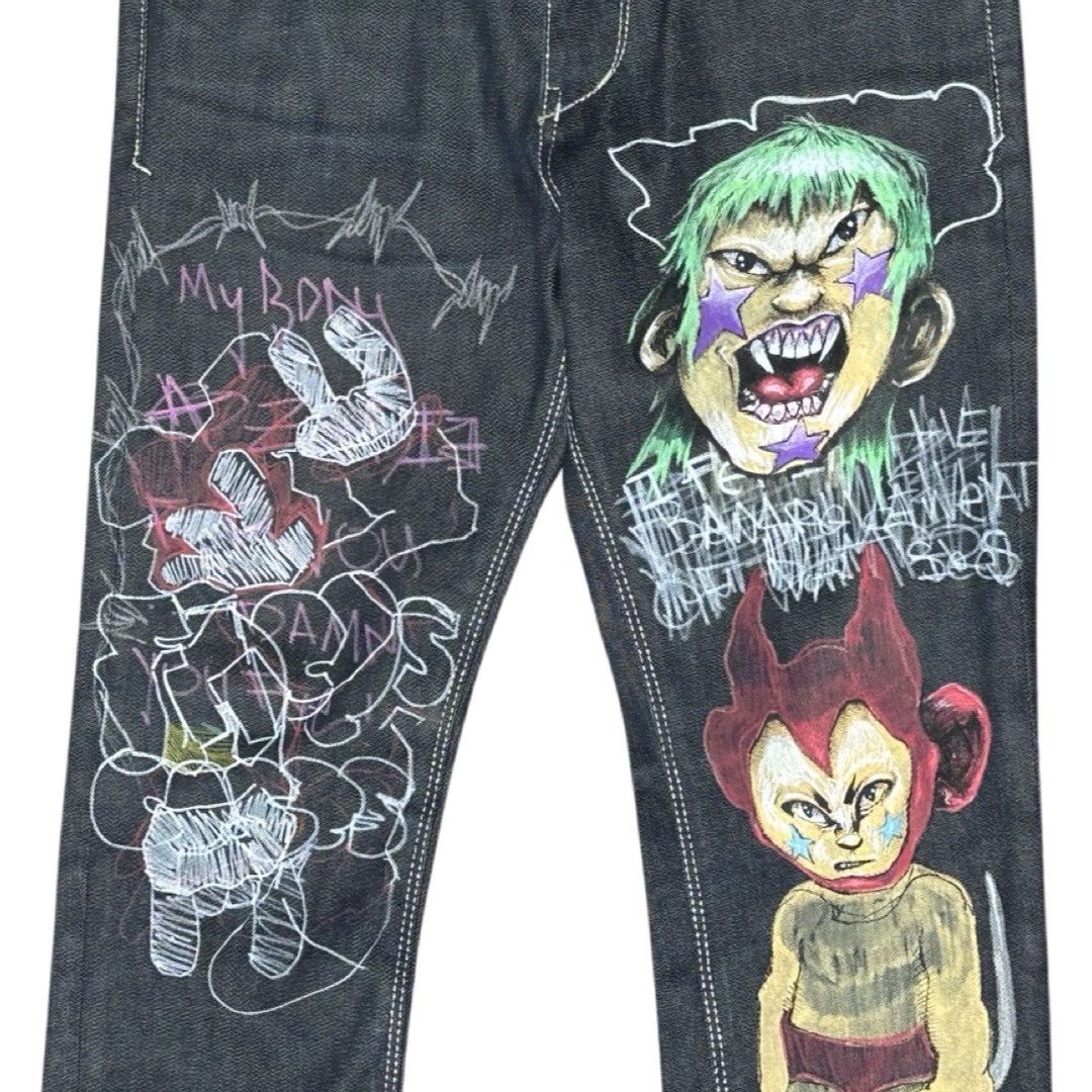 Phenomenon Silver Threaded Denim 🪡 x NyreeArts