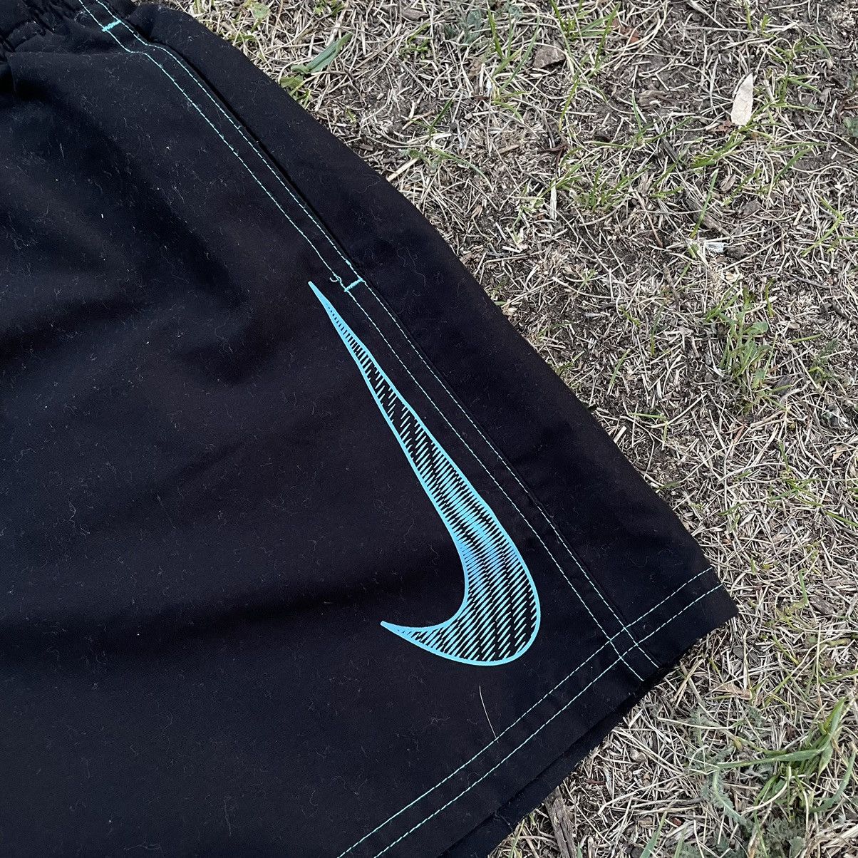 Nike Vintage 90s Nike Swoosh Logo Shorts Streetwear Size US 28 / EU 44 - 3 Thumbnail