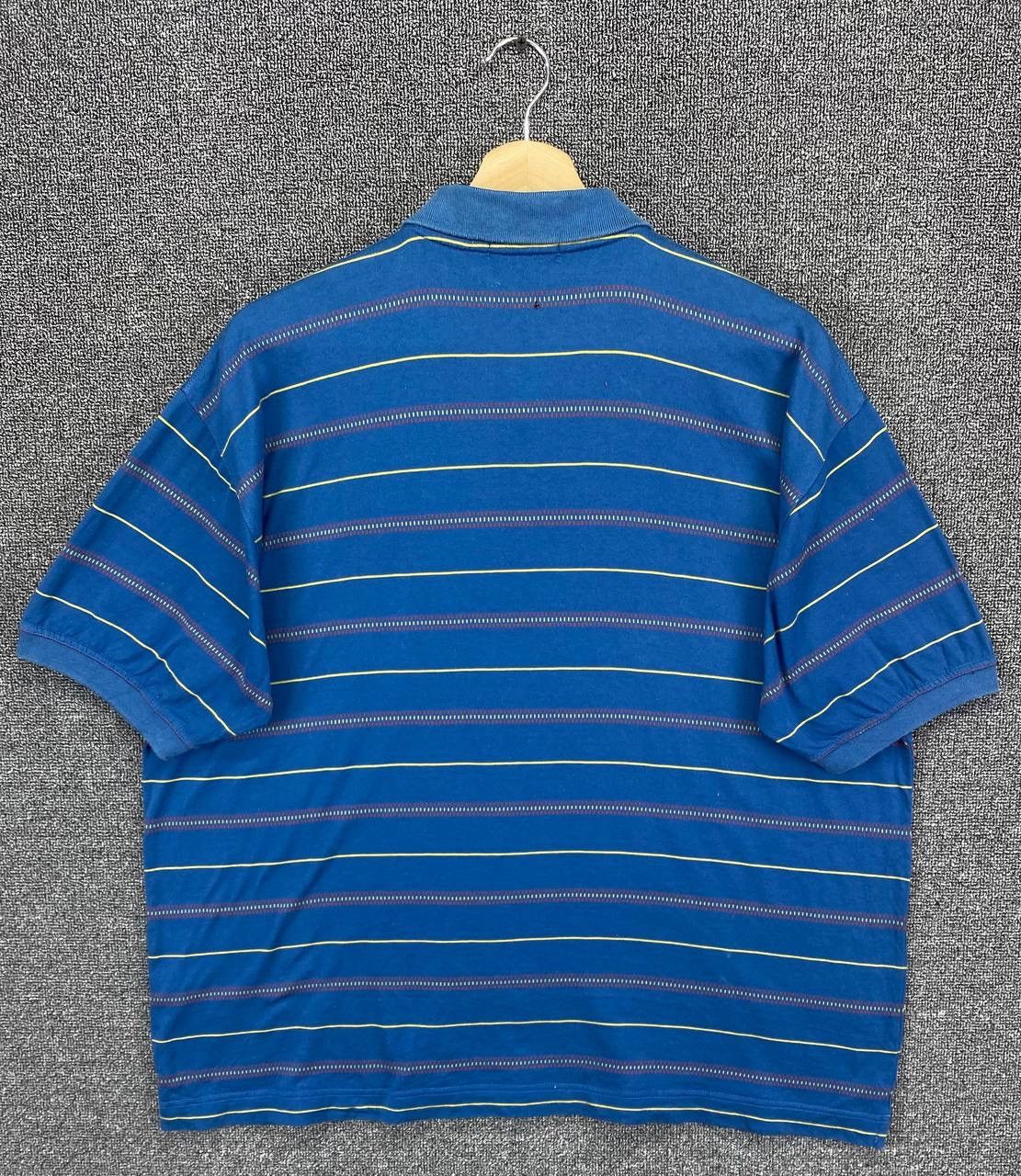 Christian Dior Monsieur Vintage Christian Dior Multicolour Stripes Polos T Shirts Size L / US 10 / IT 46 - 10 Thumbnail