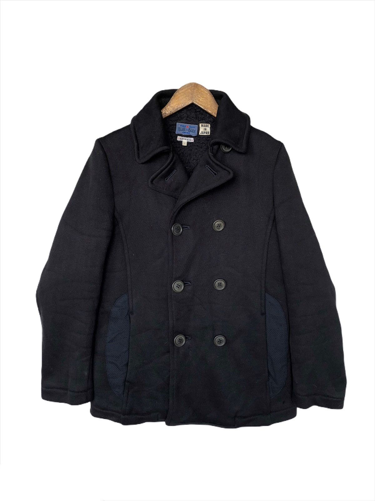 Blue Blue Japan 🇯🇵 Made Indigo Base Patchwork Blanket Lining N-1 Deck Jacket Size US S / EU 44-46 / 1 - 1 Thumbnail