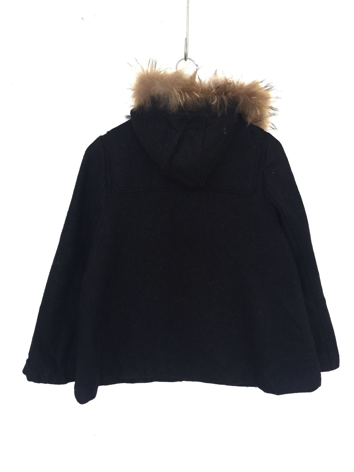 Journal Standard JS Chinese Raccoons (Tanuki) Fur Wool Duffle Coat Size US S / EU 44-46 / 1 - 3 Thumbnail