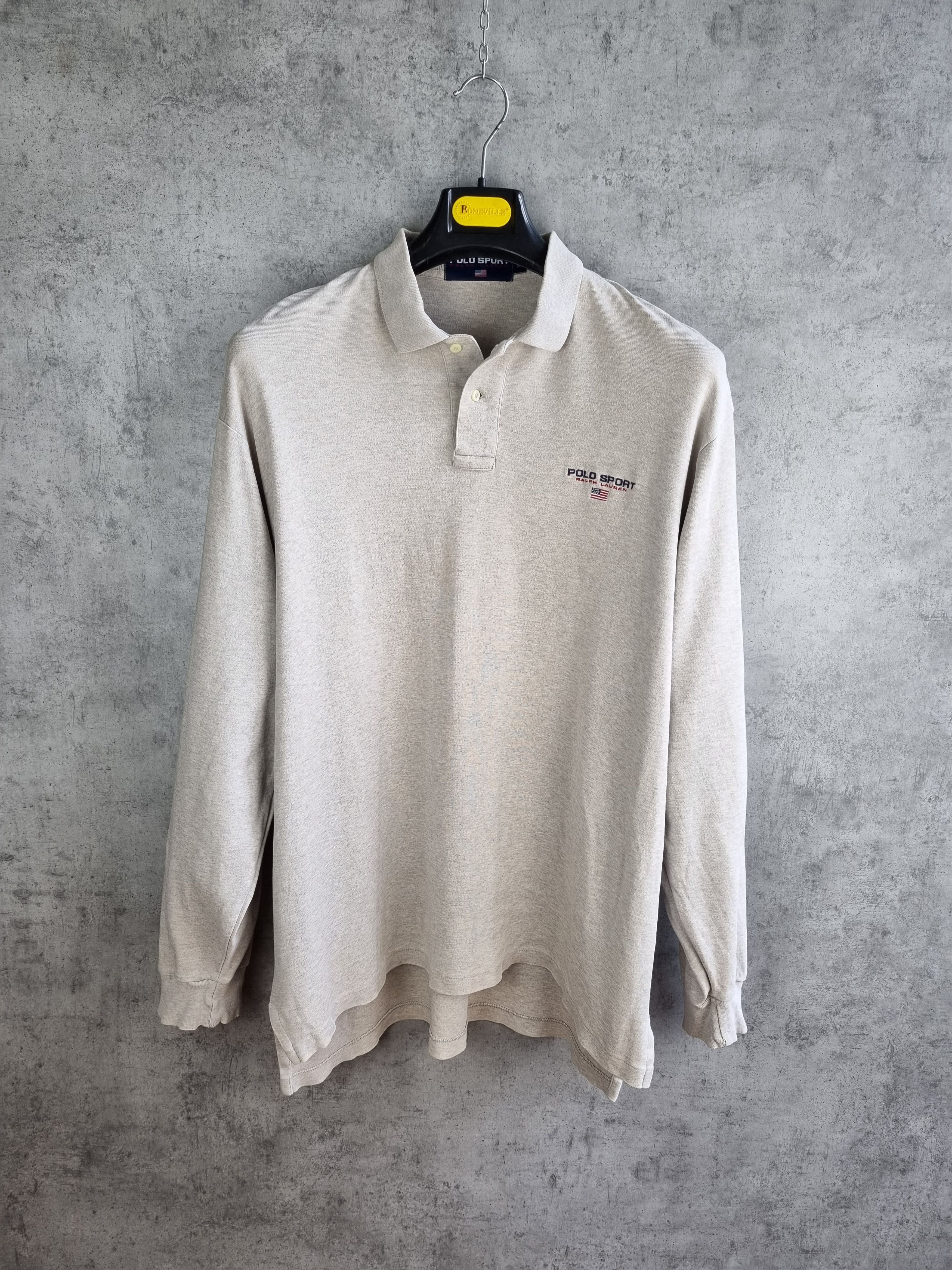 Polo Ralph Lauren × Ralph Lauren × Vintage Rare Polo Sport Ralph Lauren long sleeve tee shirt Size US XL / EU 56 / 4 - 8 Thumbnail