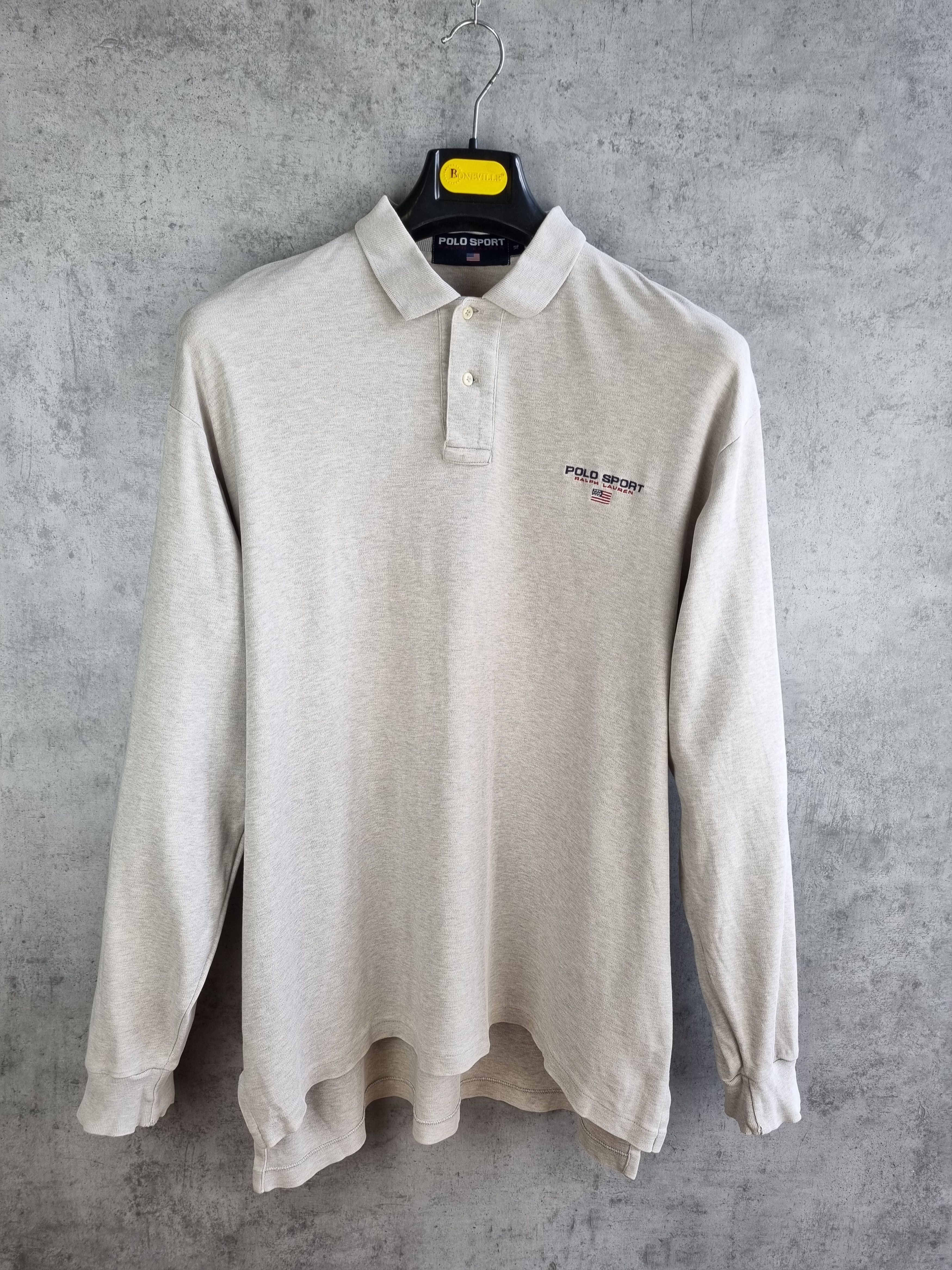 Polo Ralph Lauren × Ralph Lauren × Vintage Rare Polo Sport Ralph Lauren long sleeve tee shirt Size US XL / EU 56 / 4 - 3 Thumbnail