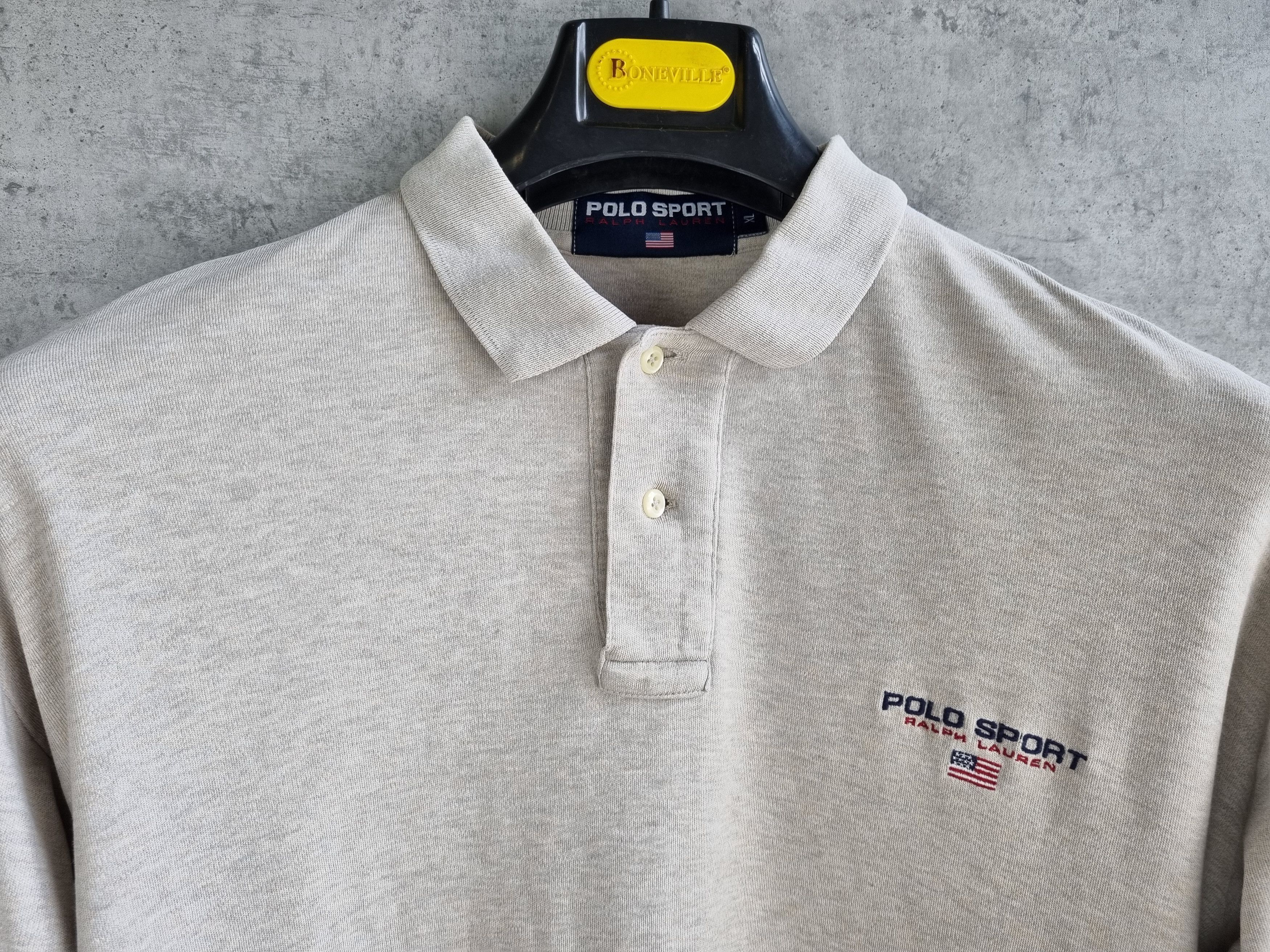 Polo Ralph Lauren × Ralph Lauren × Vintage Rare Polo Sport Ralph Lauren long sleeve tee shirt Size US XL / EU 56 / 4 - 1 Thumbnail