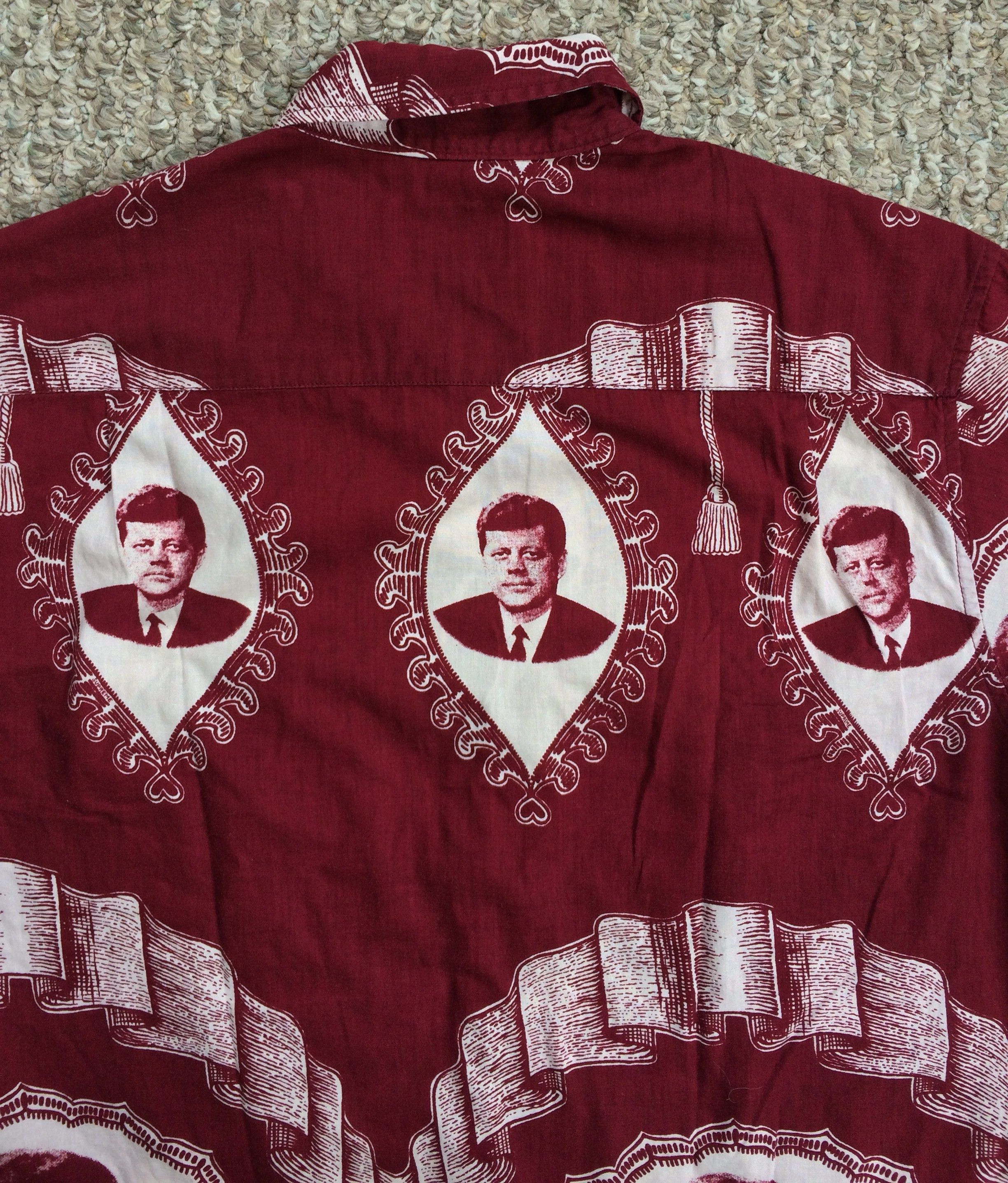 Supreme S/S 2013 Supreme x JFK Kennedy Button Up size small Size US S / EU 44-46 / 1 - 7 Thumbnail