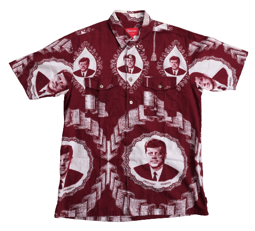 Supreme S/S 2013 Supreme x JFK Kennedy Button Up size small Size US S / EU 44-46 / 1 - 1 Thumbnail