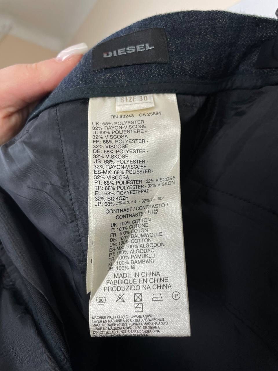 Diesel Diesel luxury denim pants size 30 Size US 30 / EU 46 - 2 Thumbnail