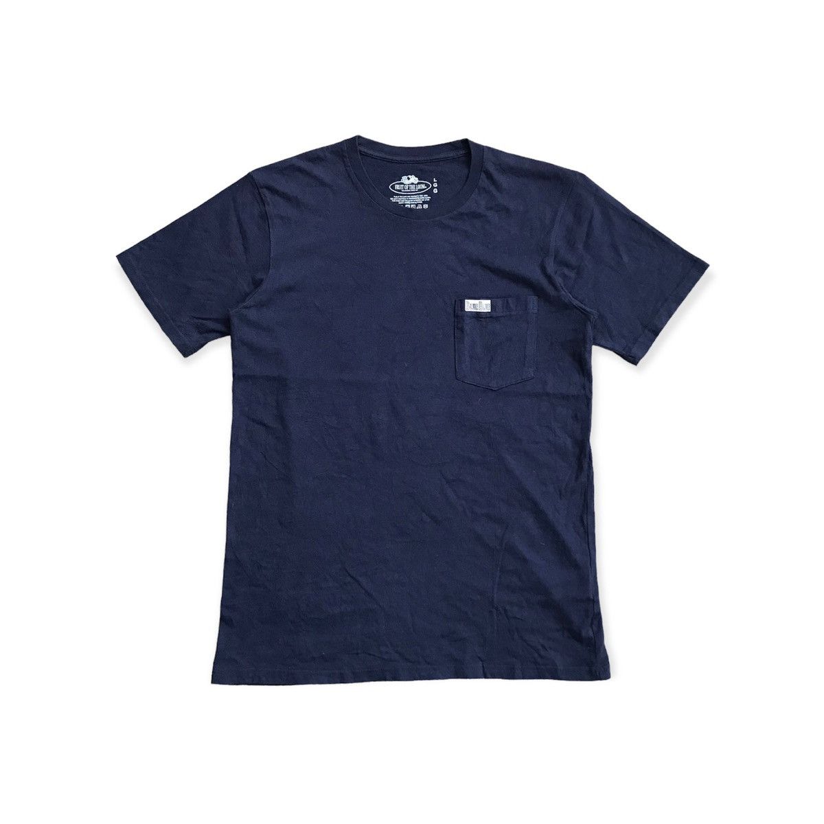 image of Blue Blue Japan x Fruit Of The Loom Blue Blue X Fruit Of The Loom Pocket Tees, Men's (Size Large)