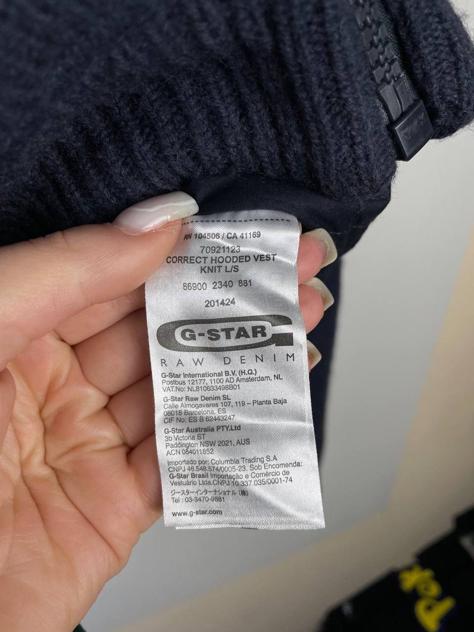 G Star Raw vintage zip hoodie size M