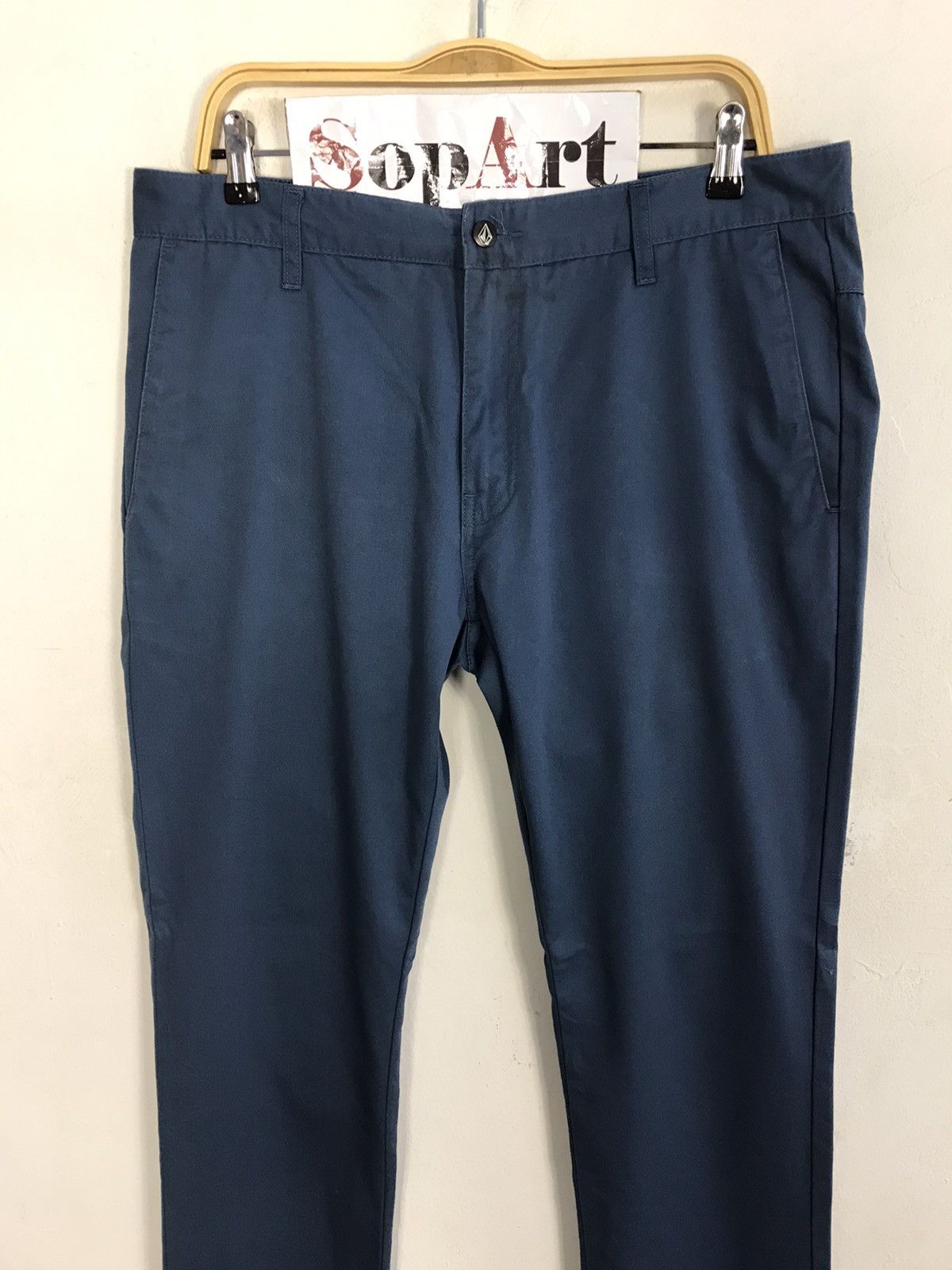 Vintage × Volcom Vintage Volcom Casual Pants Zipper Blue Colour Style Size US 36 / EU 52 - 3 Thumbnail