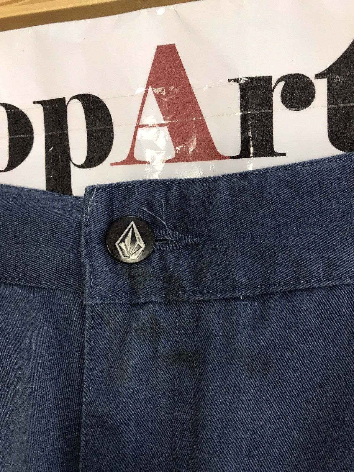 Vintage × Volcom Vintage Volcom Casual Pants Zipper Blue Colour Style Size US 36 / EU 52 - 7 Thumbnail