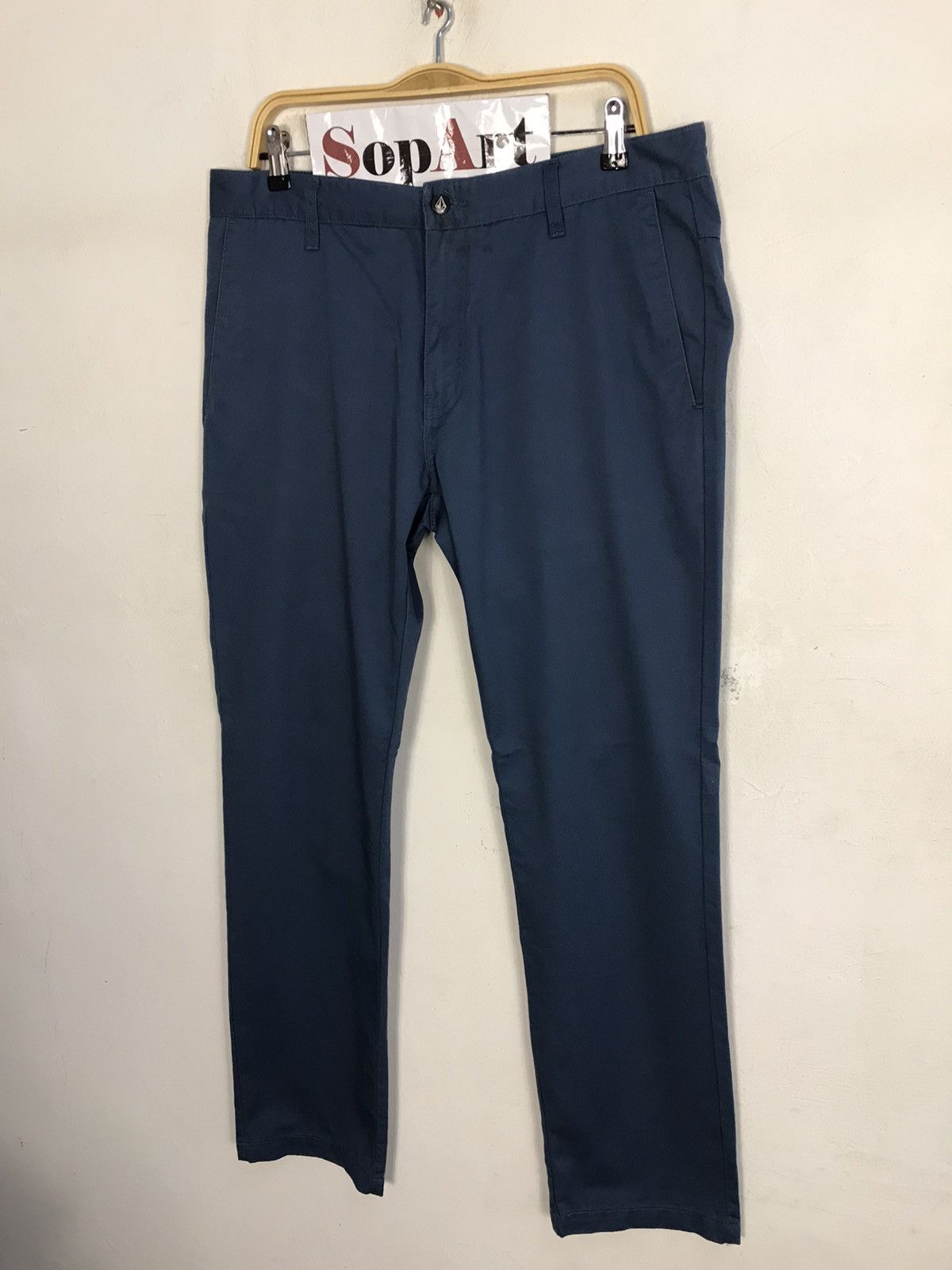 Vintage × Volcom Vintage Volcom Casual Pants Zipper Blue Colour Style Size US 36 / EU 52 - 4 Thumbnail