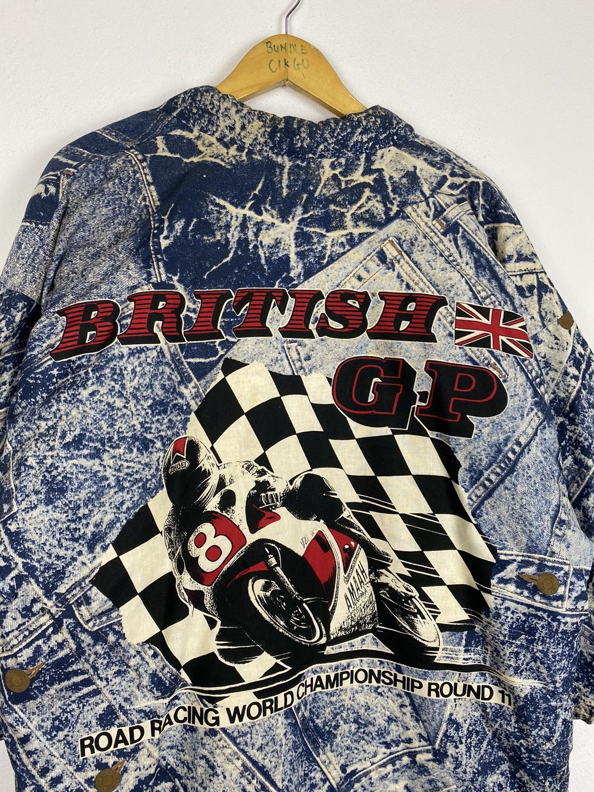 Other BRITISH GP x KIMONO DENIME STYLE JACKET Size US L / EU 52-54 / 3 - 2 Thumbnail