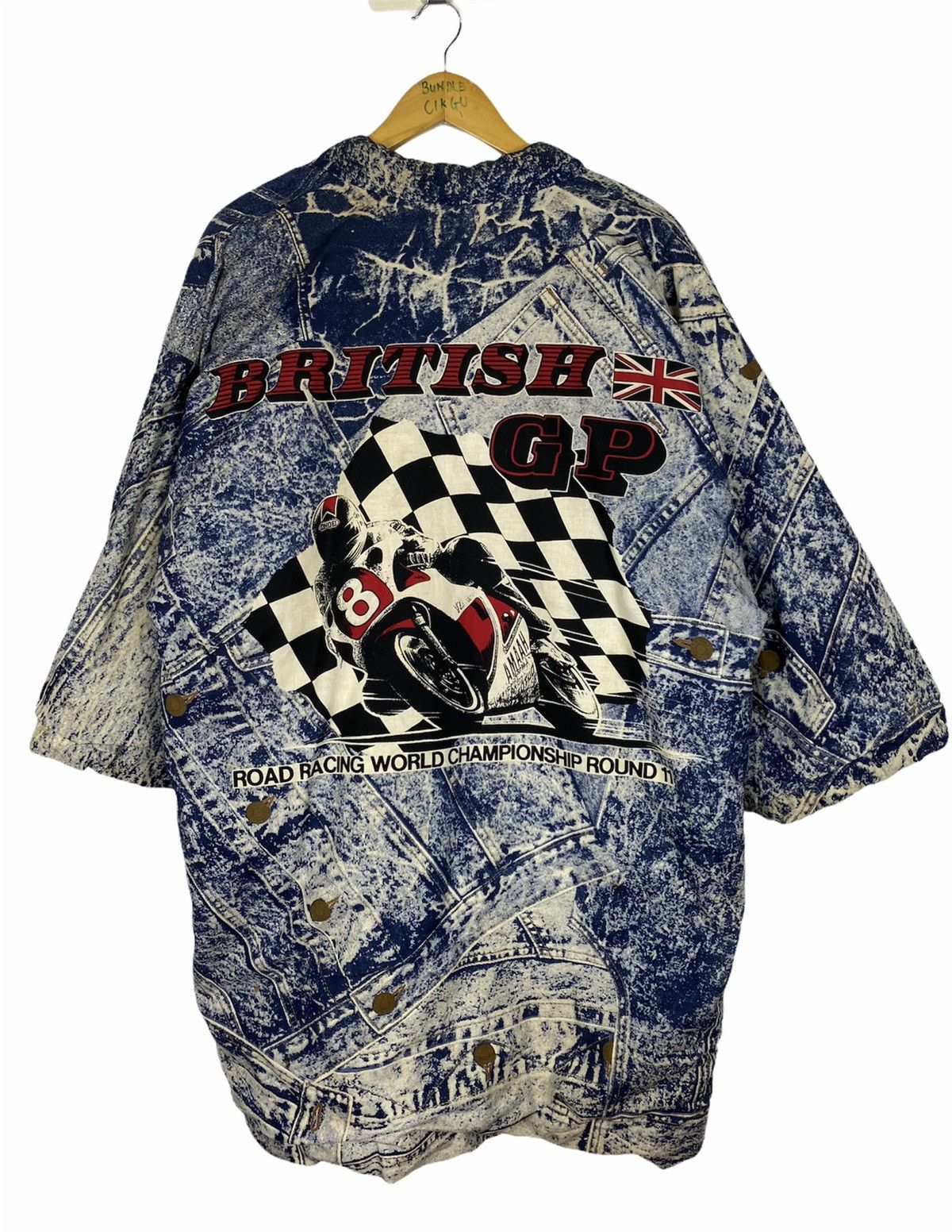 Other BRITISH GP x KIMONO DENIME STYLE JACKET Size US L / EU 52-54 / 3 - 1 Thumbnail