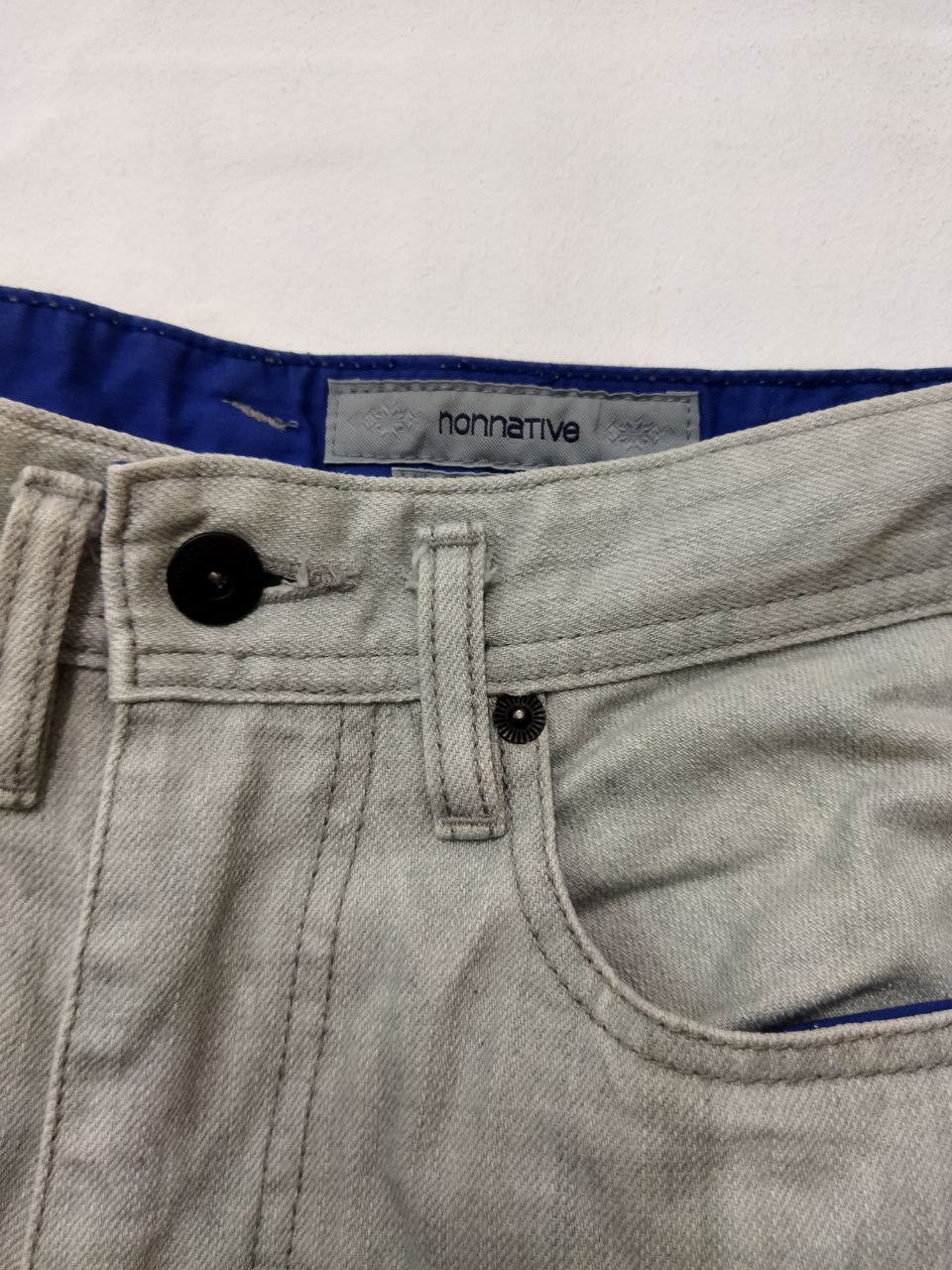 Nonnative Japanese Nonnative Grey Jeans - Size 1 Size US 32 / EU 48 - 10 Thumbnail