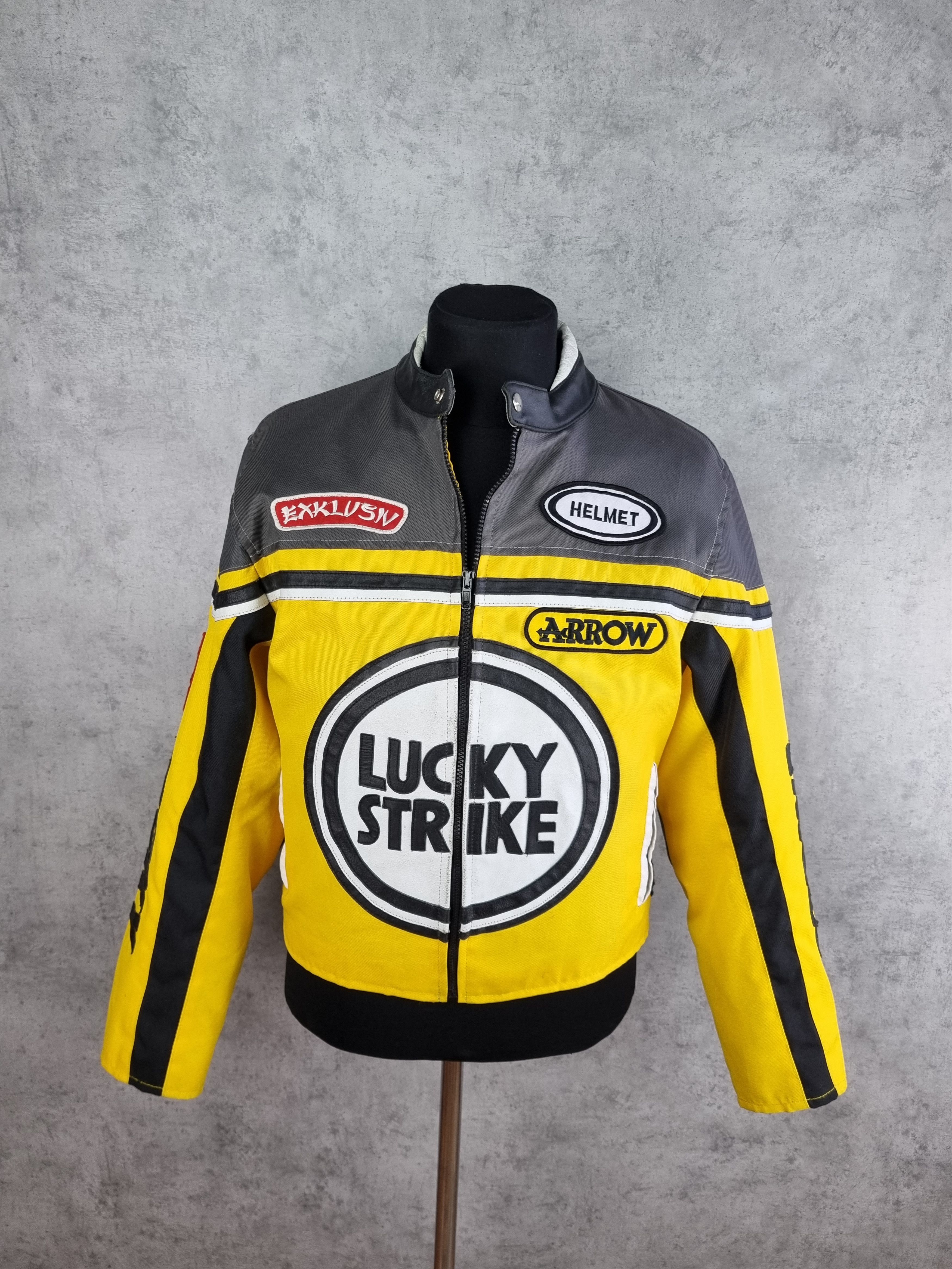 Lucky Brand 90s Lucky Strike Racing Moto Exclusive Jacket Ferrari Style ...