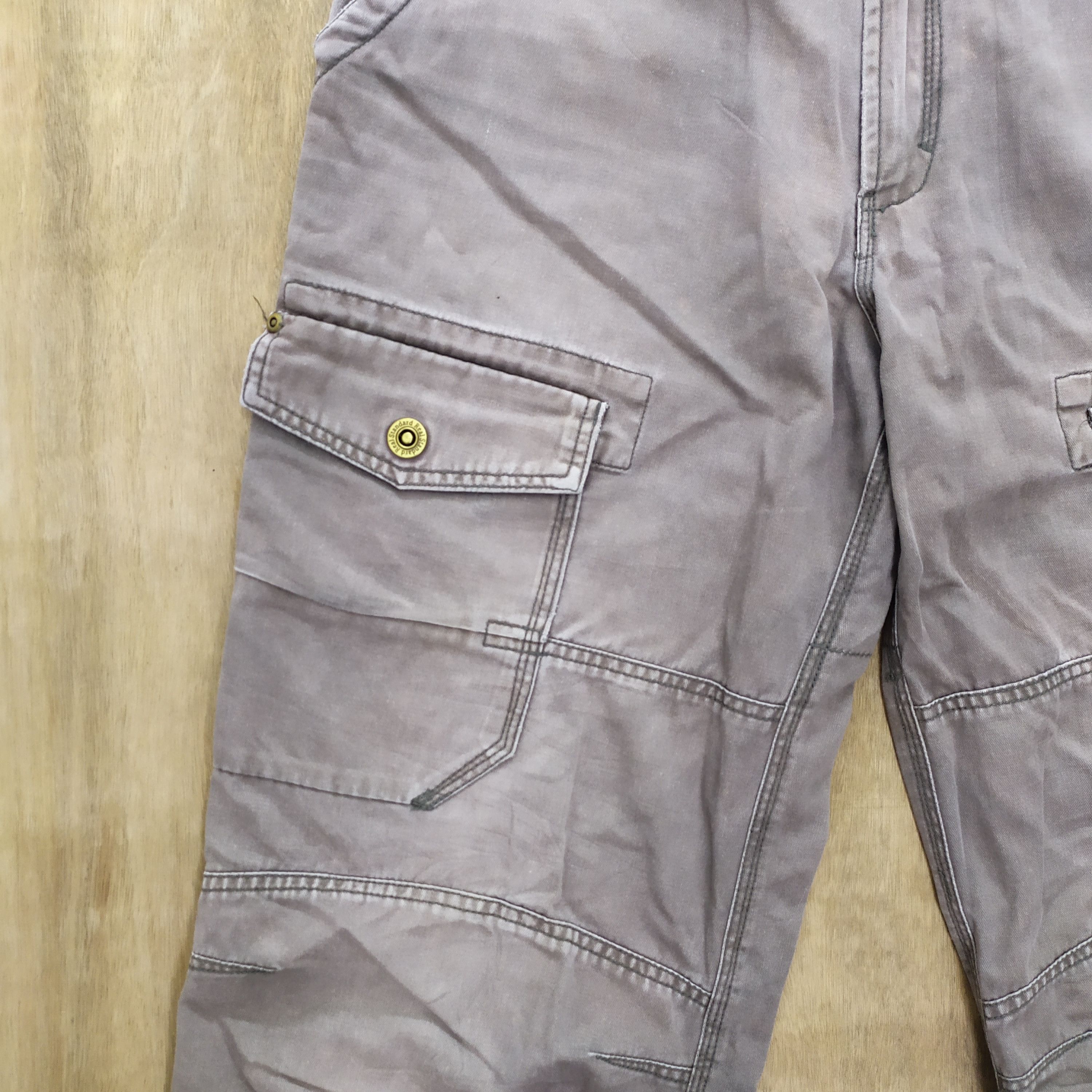 Japanese Brand VINTAGE JAPANESE BRAND FADED CARGO PANTS Size US 30 / EU 46 - 3 Thumbnail