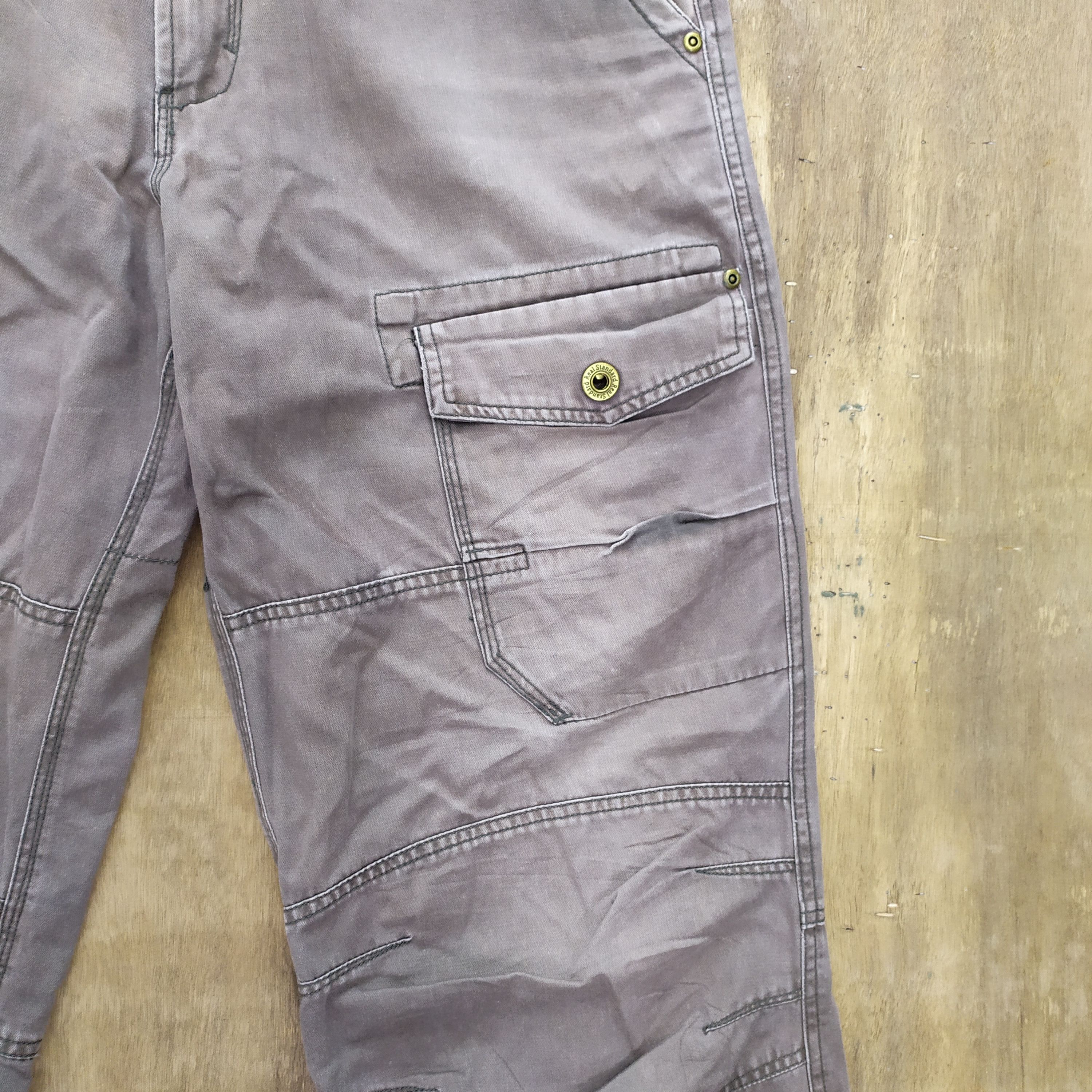 Japanese Brand VINTAGE JAPANESE BRAND FADED CARGO PANTS Size US 30 / EU 46 - 2 Thumbnail