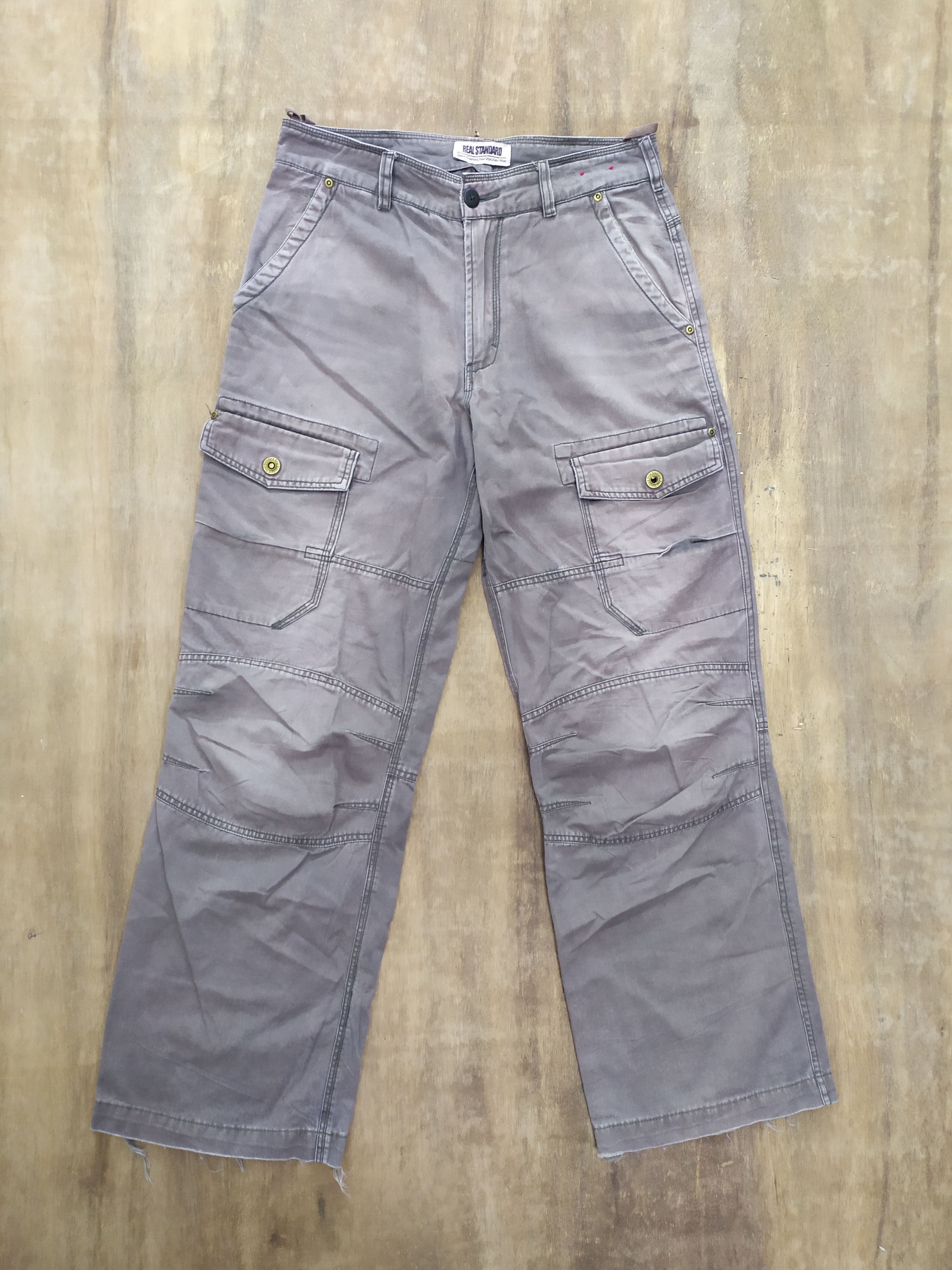 Japanese Brand VINTAGE JAPANESE BRAND FADED CARGO PANTS Size US 30 / EU 46 - 1 Thumbnail