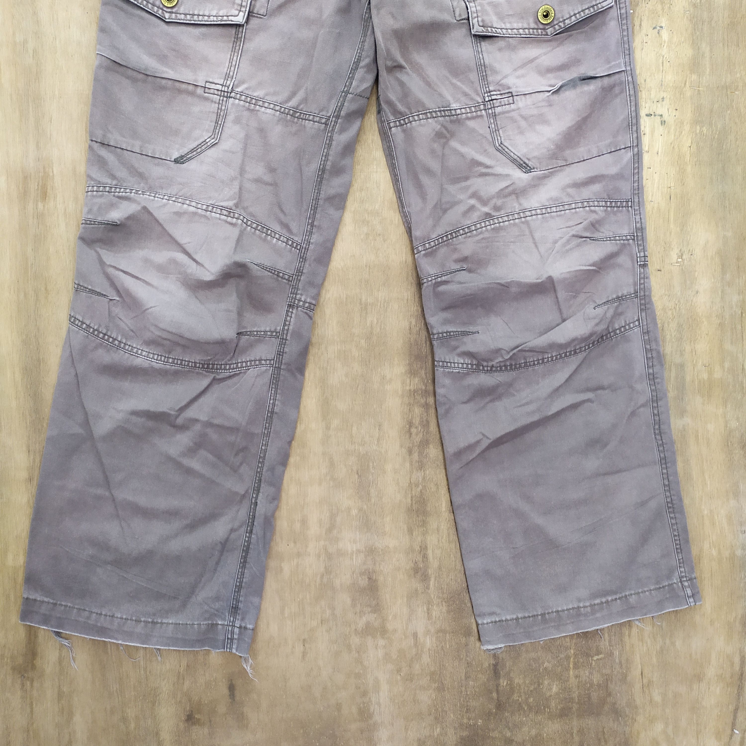 Japanese Brand VINTAGE JAPANESE BRAND FADED CARGO PANTS Size US 30 / EU 46 - 4 Thumbnail