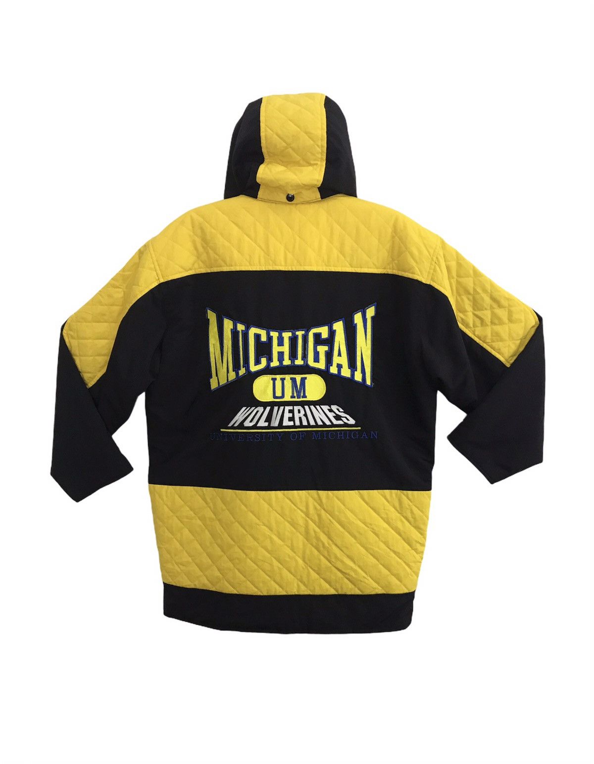 NCAA Parka Michigan UM Wolverines Double Pockets Jacket Hoodie Size US XL / EU 56 / 4 - 2 Thumbnail