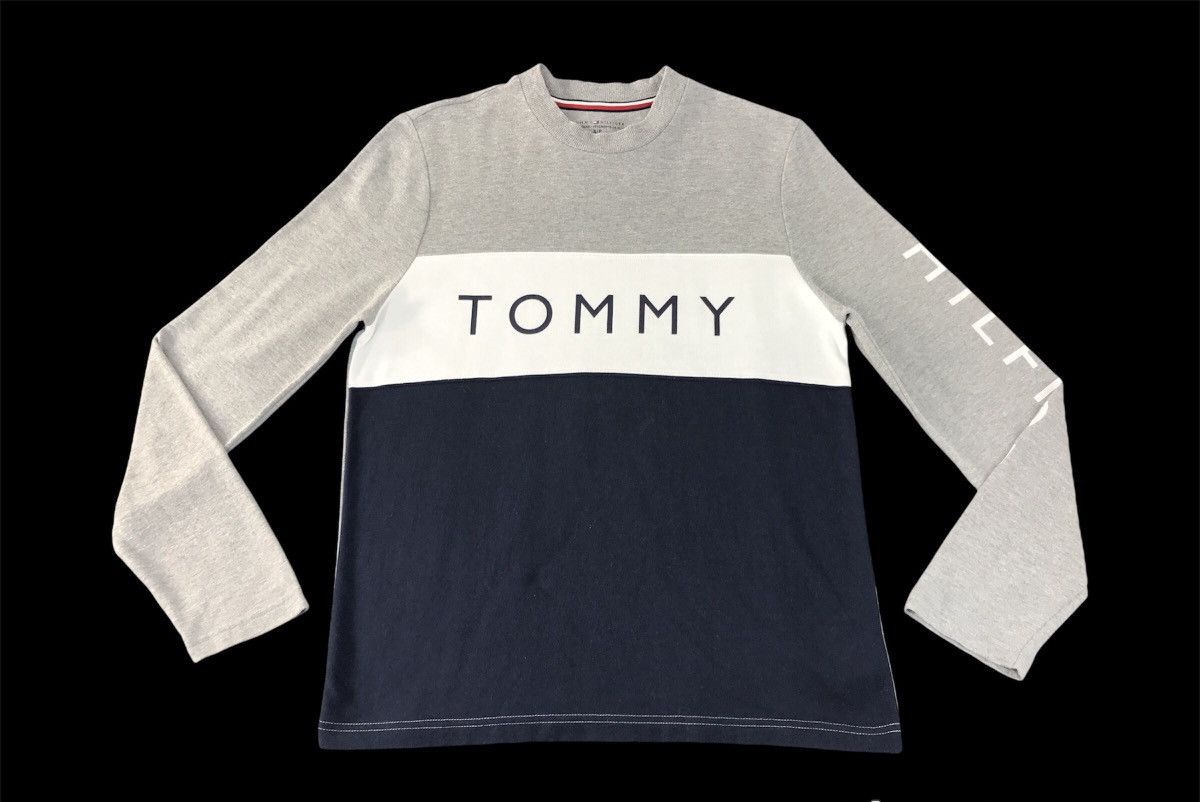 Tommy Hilfiger Tommy Hilfiger Big Logo Long Sleeve Muticolour Design Size US M / EU 48-50 / 2 - 1 Thumbnail