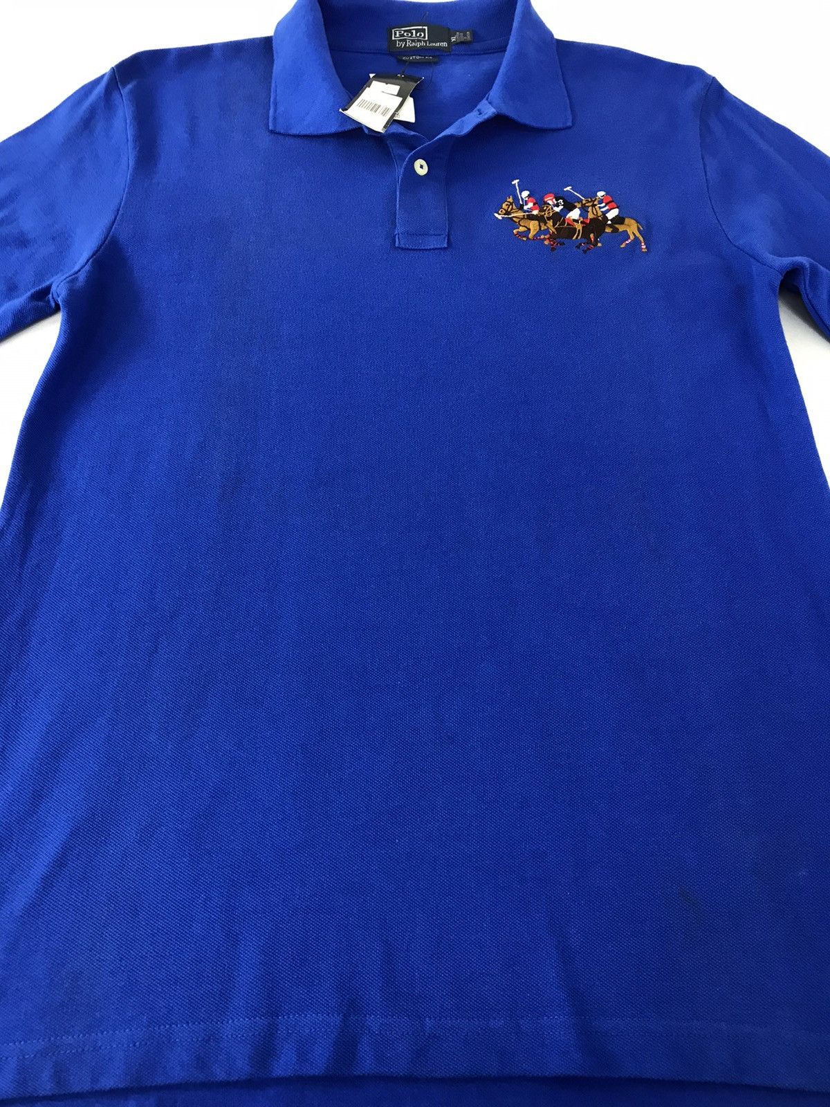Polo Ralph Lauren Vtg Polo Ralph Lauren Big Logo Colour Blue Design Size US M / EU 48-50 / 2 - 3 Thumbnail