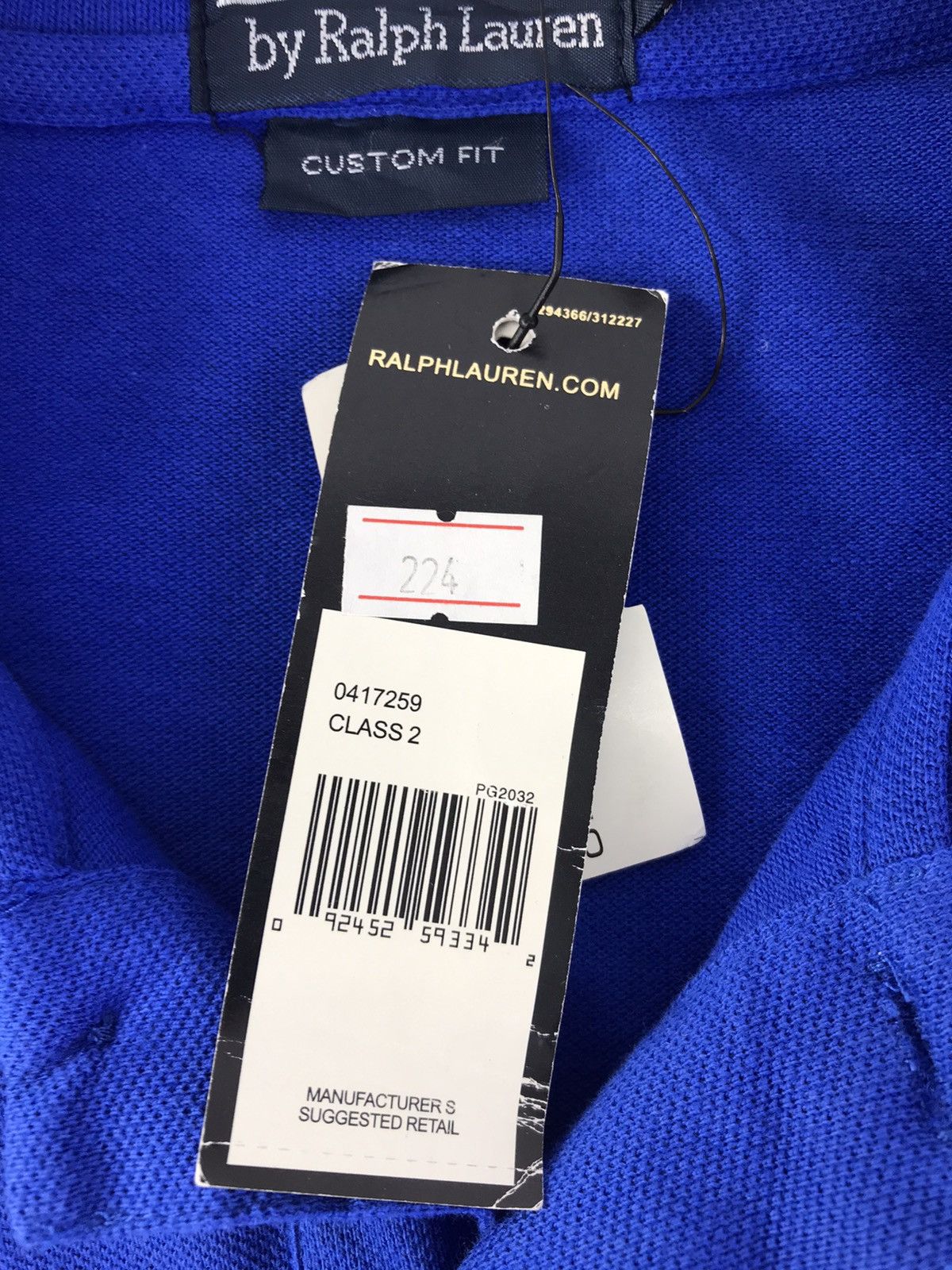 Polo Ralph Lauren Vtg Polo Ralph Lauren Big Logo Colour Blue Design Size US M / EU 48-50 / 2 - 7 Thumbnail