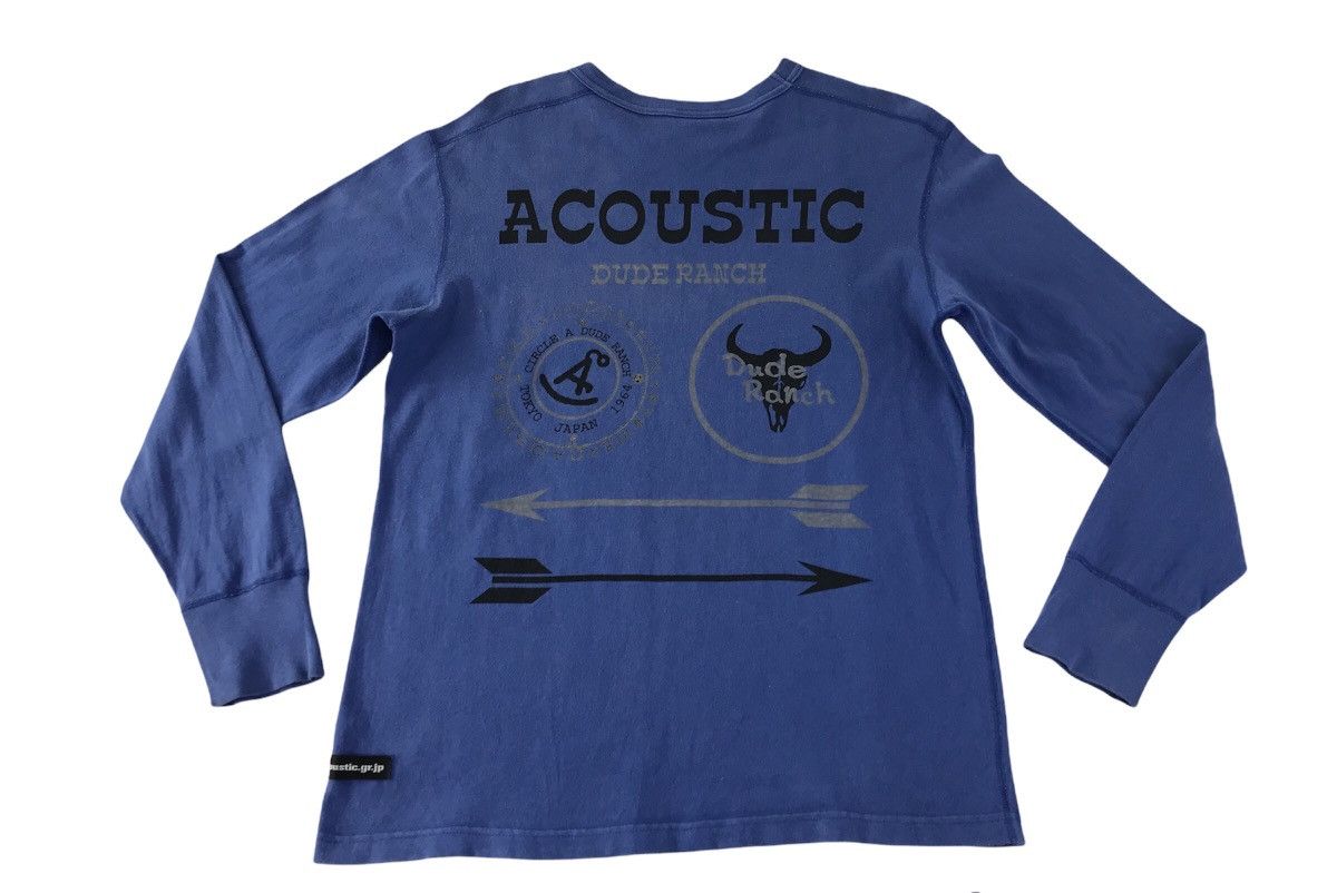Japanese Brand Japanese Brand Acoustic.Gr.Jp Long Sleeve Tee Size US M / EU 48-50 / 2 - 2 Thumbnail