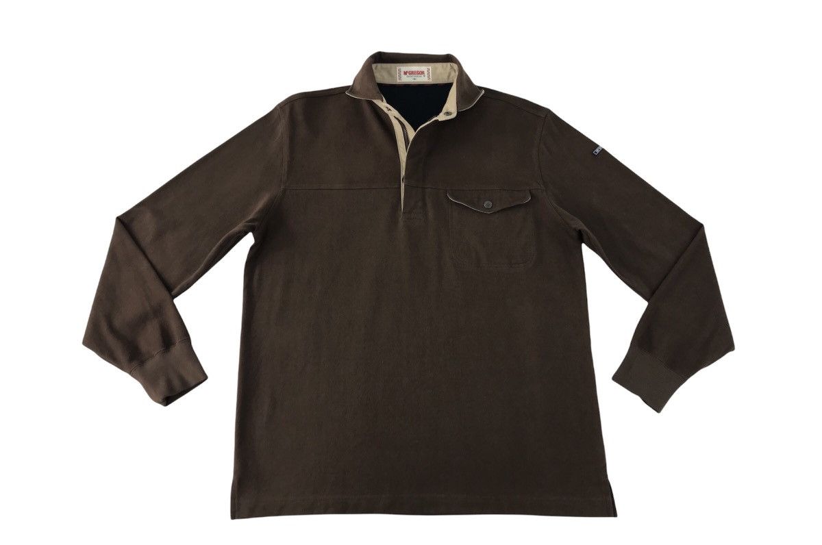 McGregor McGregor Long Sleeve Single Pocket Polo Tee Size US M / EU 48-50 / 2 - 1 Thumbnail