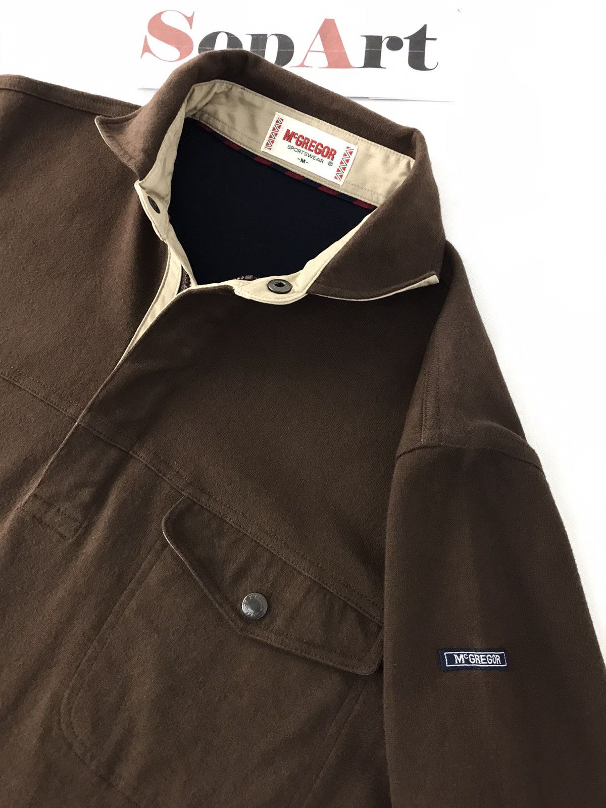 McGregor McGregor Long Sleeve Single Pocket Polo Tee Size US M / EU 48-50 / 2 - 5 Thumbnail