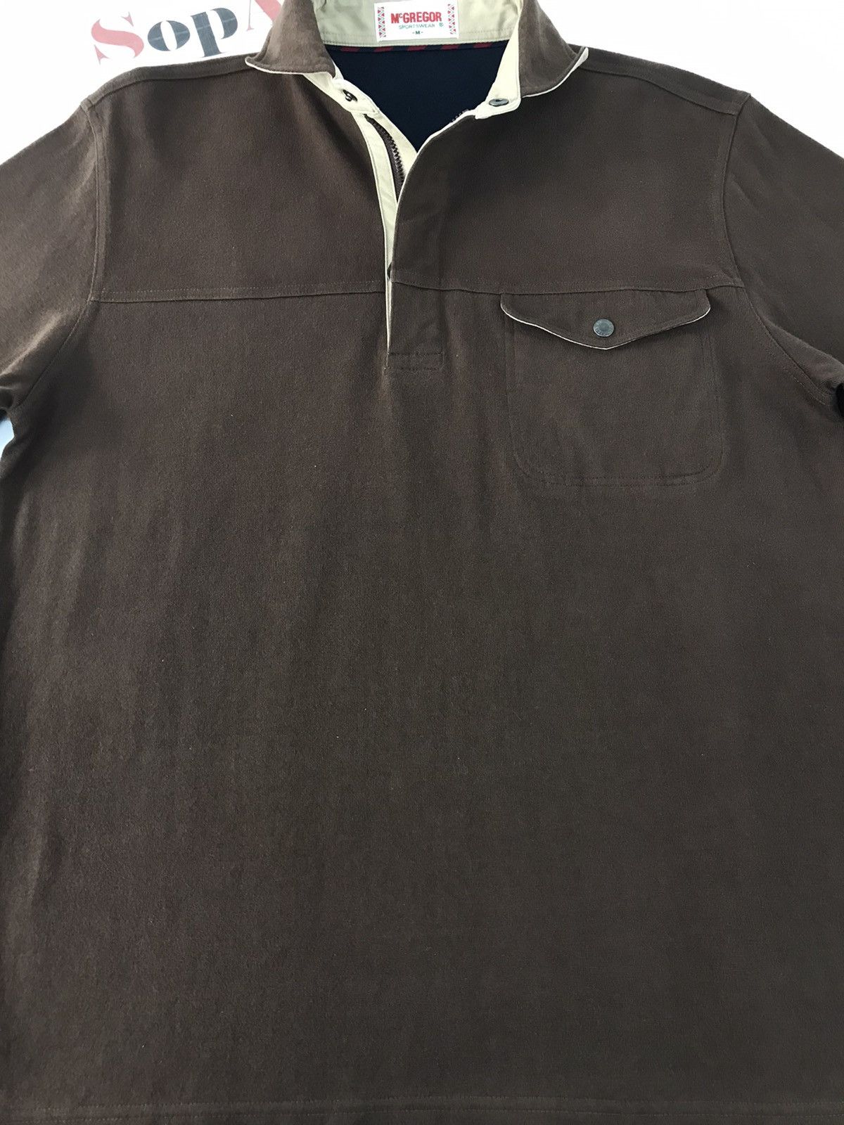 McGregor McGregor Long Sleeve Single Pocket Polo Tee Size US M / EU 48-50 / 2 - 3 Thumbnail