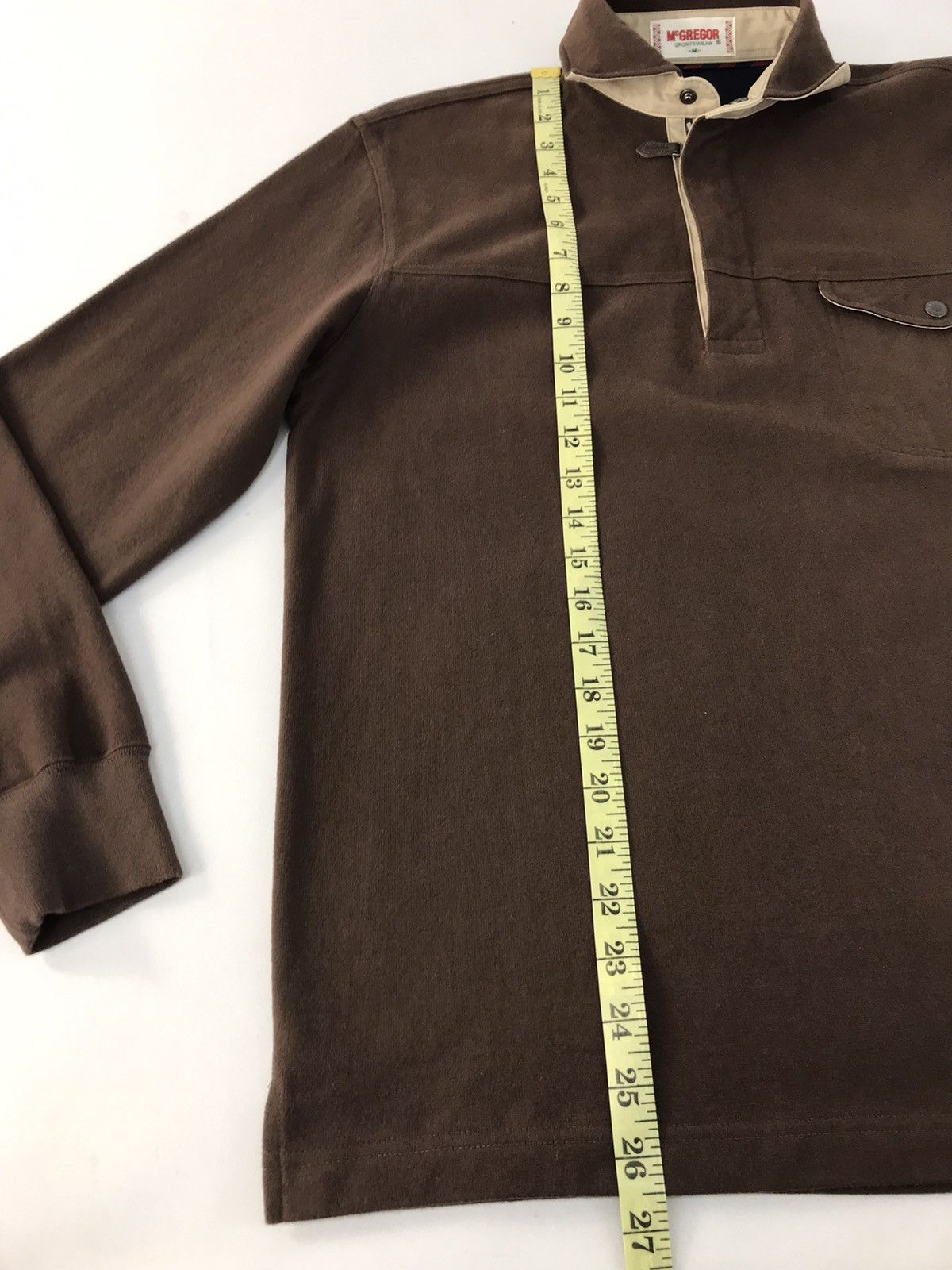 McGregor McGregor Long Sleeve Single Pocket Polo Tee Size US M / EU 48-50 / 2 - 13 Thumbnail