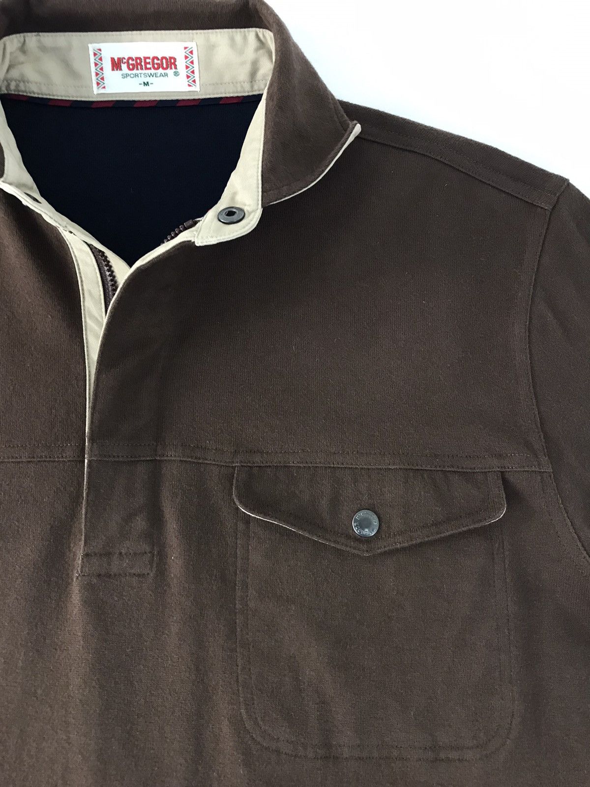 McGregor McGregor Long Sleeve Single Pocket Polo Tee Size US M / EU 48-50 / 2 - 4 Thumbnail