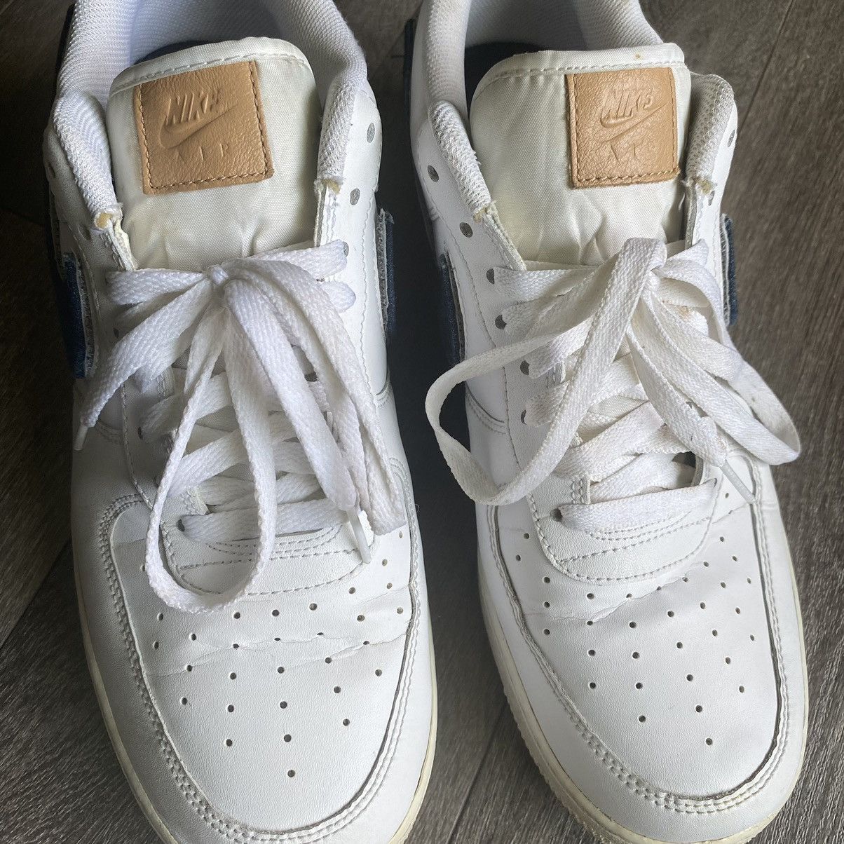 Nike × Vintage Vintage Nike Air Force 1 Low Removable Swoosh Pack White 07 Size US 12 / EU 45 - 12 Thumbnail