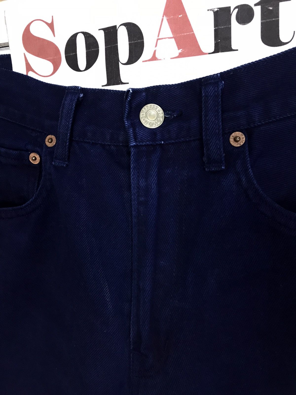 Japanese Brand × Okura × Vintage Vintage Okura X Hr,Market Blue Colour Jeans Made In Japan Size US 31 - 6 Thumbnail