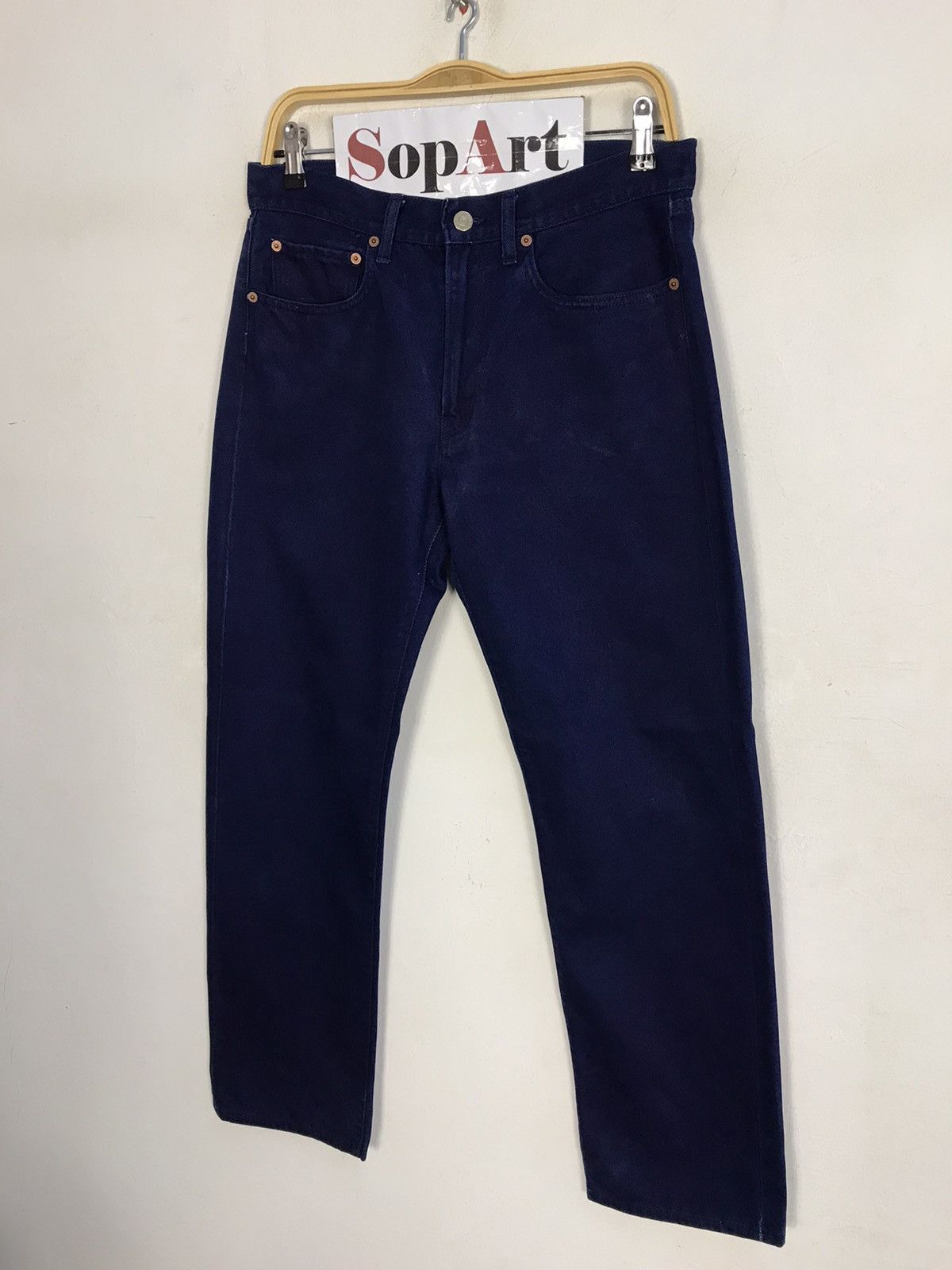 Japanese Brand × Okura × Vintage Vintage Okura X Hr,Market Blue Colour Jeans Made In Japan Size US 31 - 4 Thumbnail