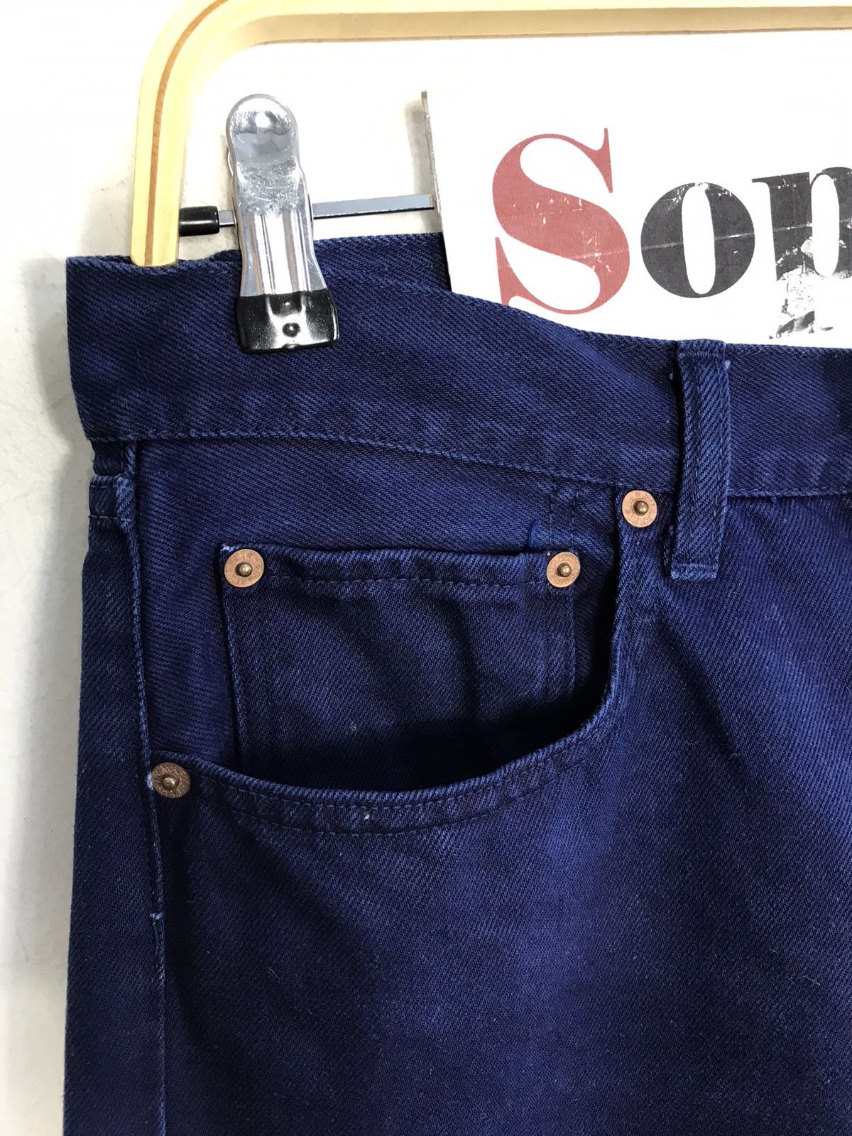 Japanese Brand × Okura × Vintage Vintage Okura X Hr,Market Blue Colour Jeans Made In Japan Size US 31 - 8 Thumbnail