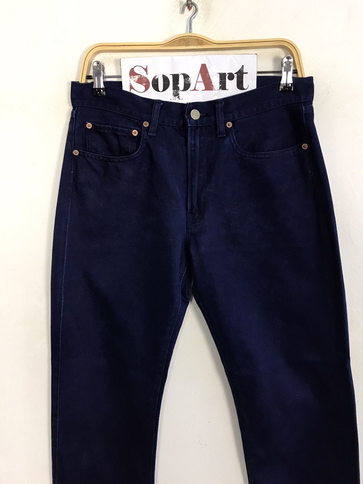 Japanese Brand × Okura × Vintage Vintage Okura X Hr,Market Blue Colour Jeans Made In Japan Size US 31 - 3 Thumbnail