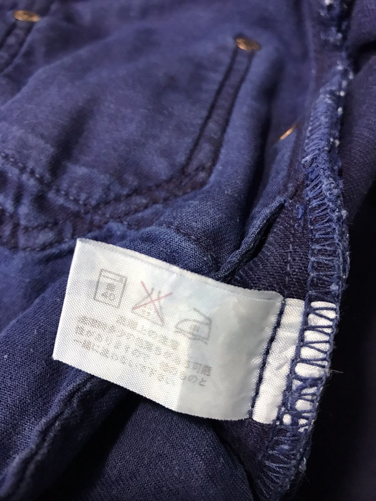 Japanese Brand × Okura × Vintage Vintage Okura X Hr,Market Blue Colour Jeans Made In Japan Size US 31 - 16 Thumbnail