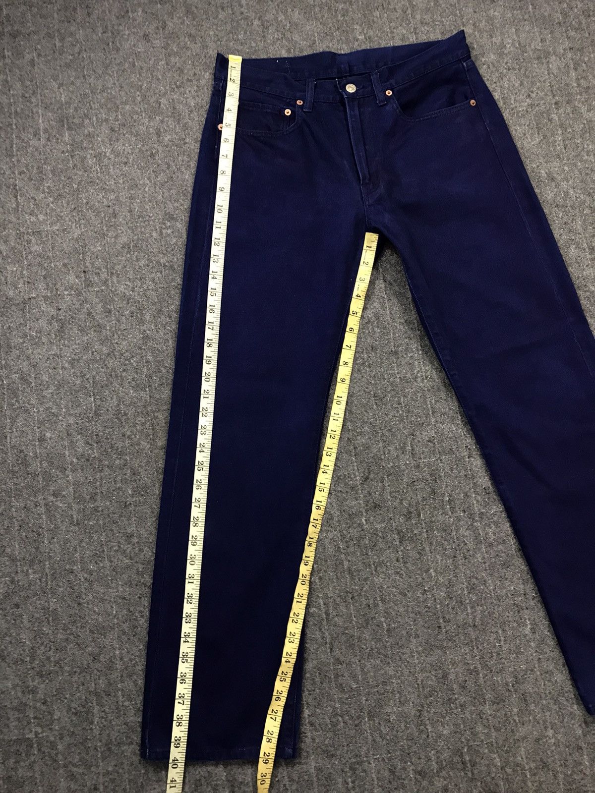 Japanese Brand × Okura × Vintage Vintage Okura X Hr,Market Blue Colour Jeans Made In Japan Size US 31 - 20 Thumbnail