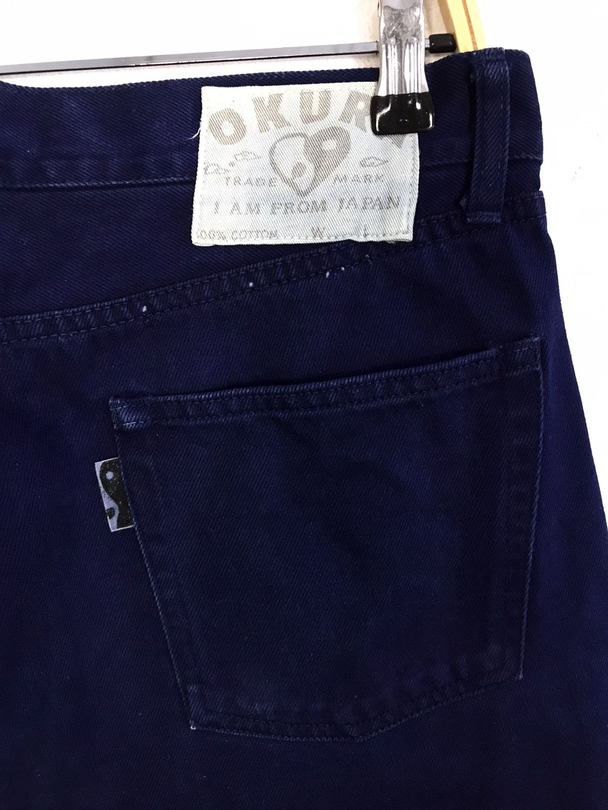 Japanese Brand × Okura × Vintage Vintage Okura X Hr,Market Blue Colour Jeans Made In Japan Size US 31 - 11 Thumbnail