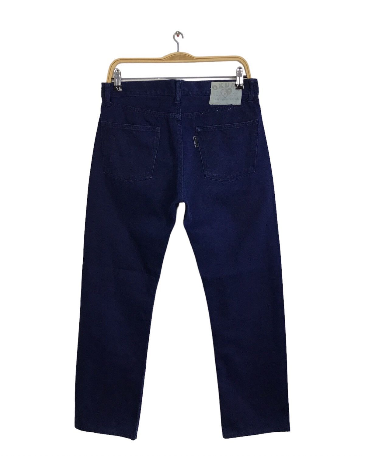 Japanese Brand × Okura × Vintage Vintage Okura X Hr,Market Blue Colour Jeans Made In Japan Size US 31 - 2 Thumbnail