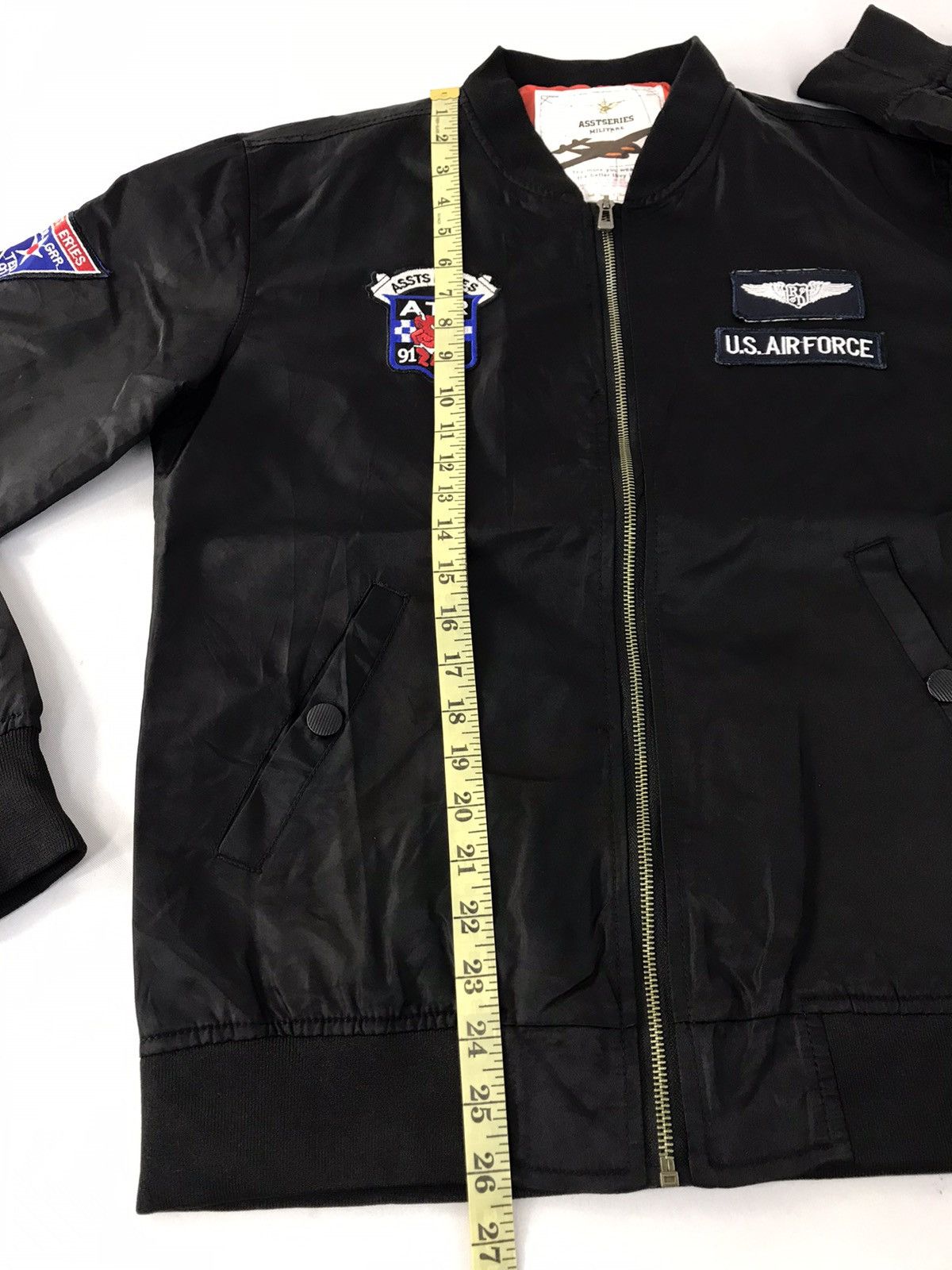 Japanese Brand Asst series Military USAF Grant Heights Base Flight Bomber Size US L / EU 52-54 / 3 - 10 Thumbnail